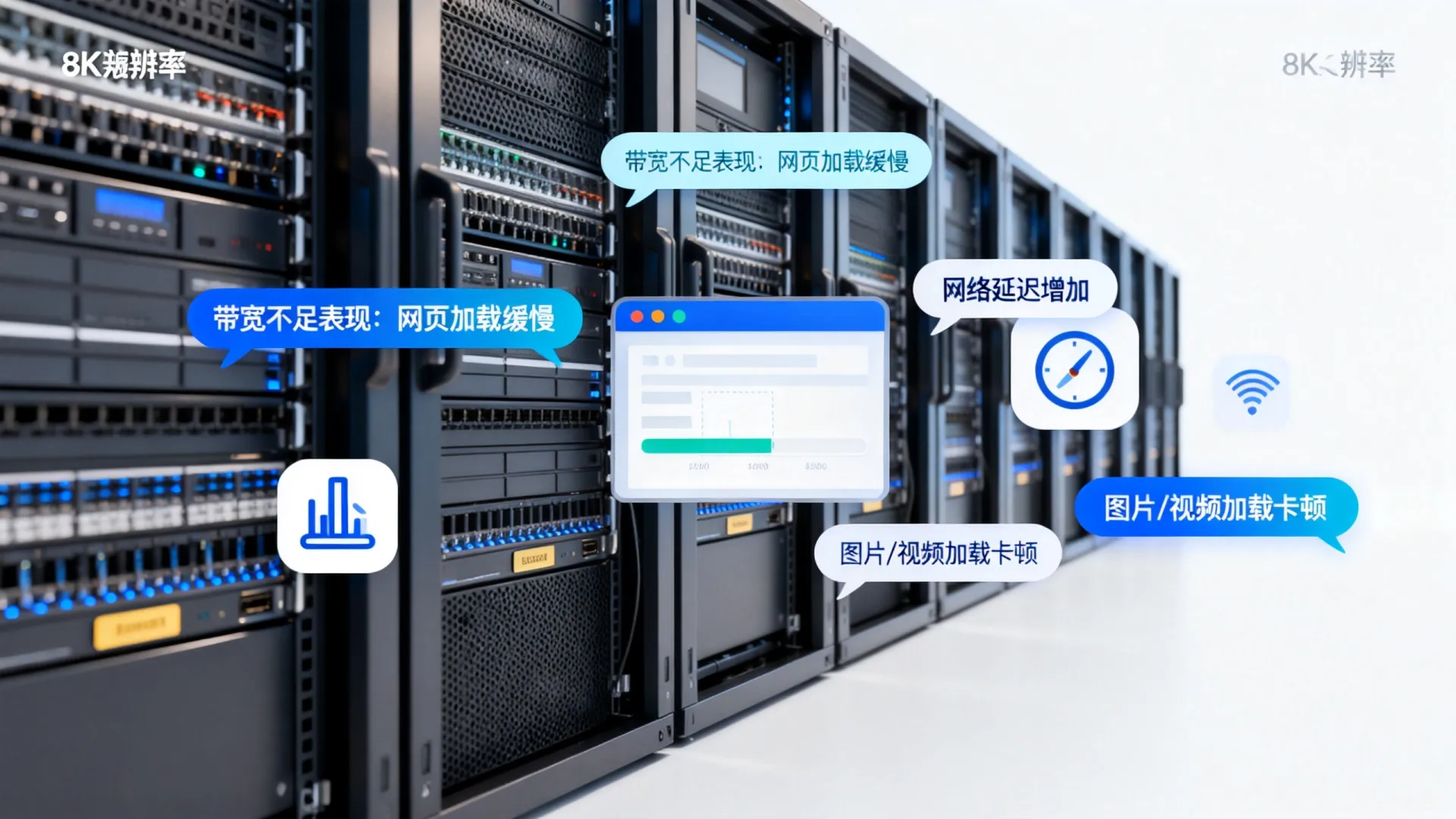 服务器带宽不足的表现有哪些