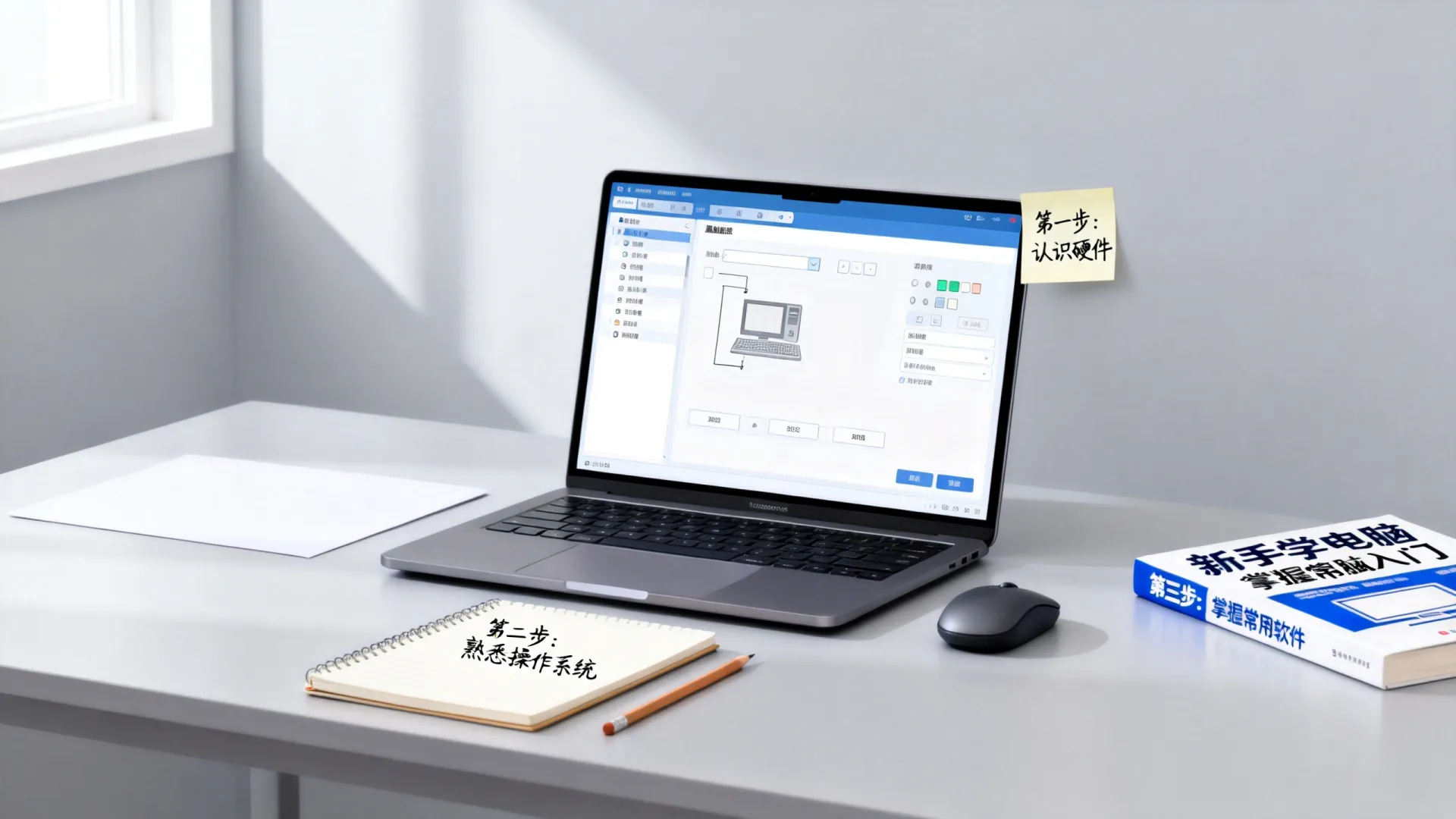 电脑怎样从零开始学 电脑怎样从零开始学