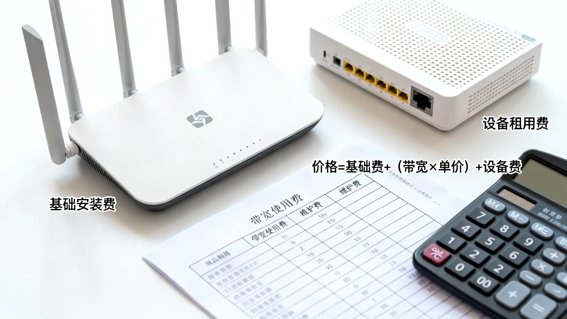 专线宽带费用组成