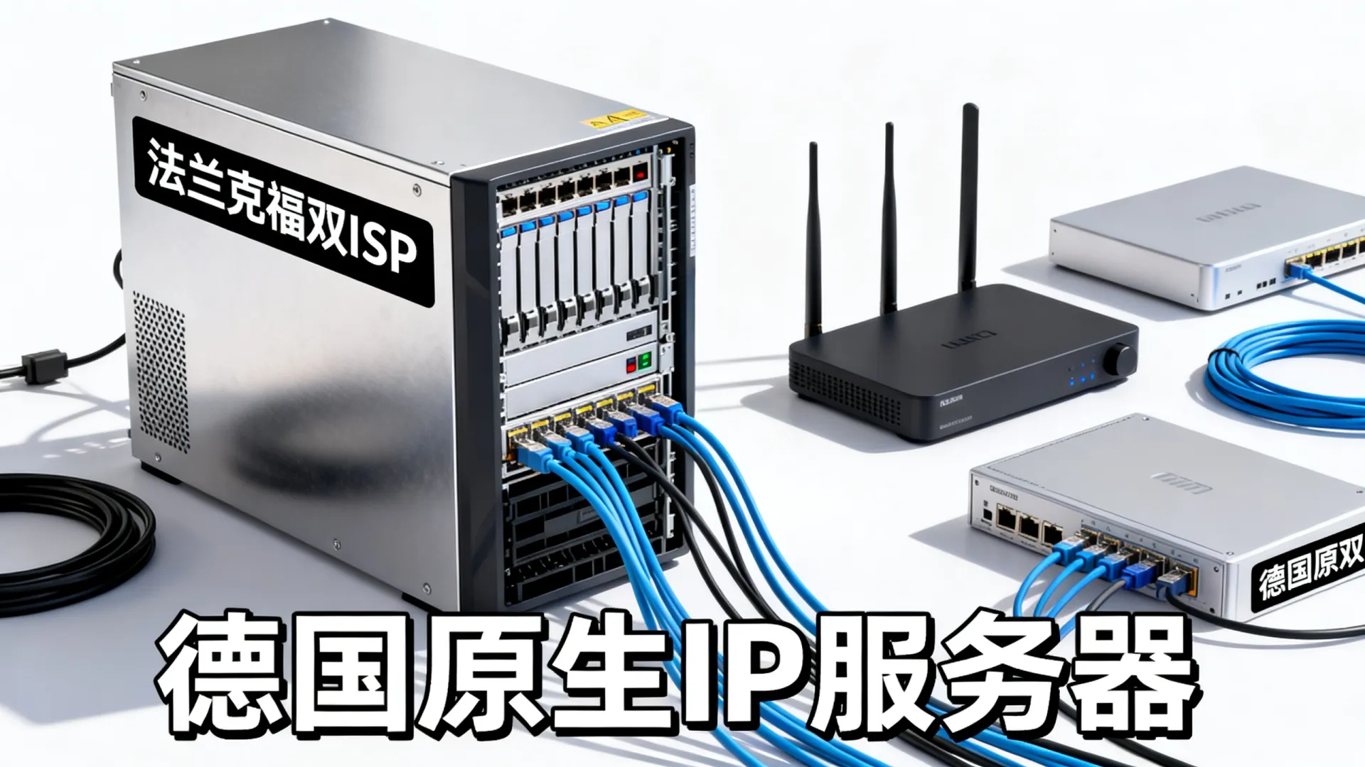 法兰克福双ISP 德国原生ip