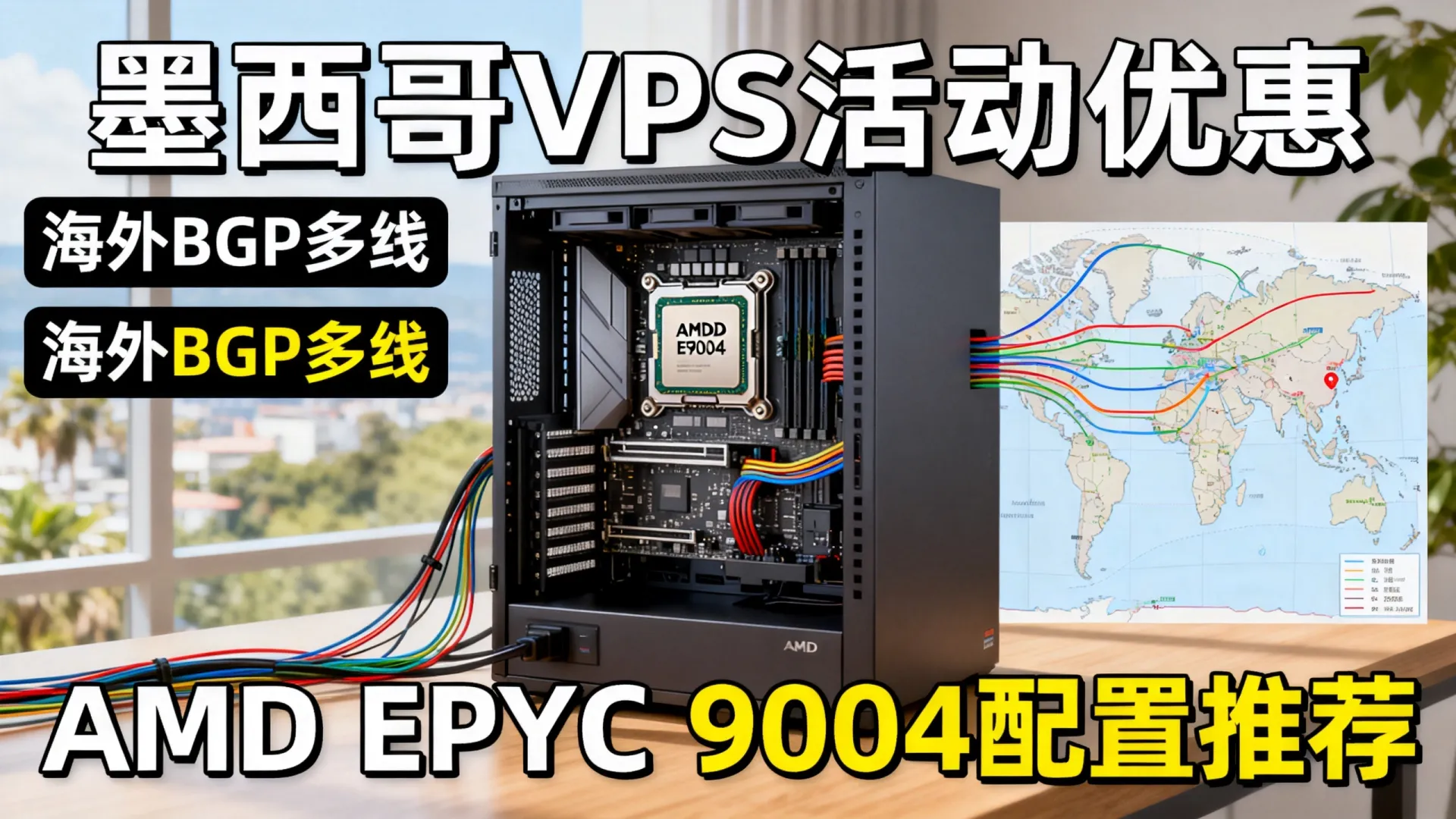 墨西哥vps活动期间有优惠吗？海外BGP多线AMD EPYC 9004配置推荐