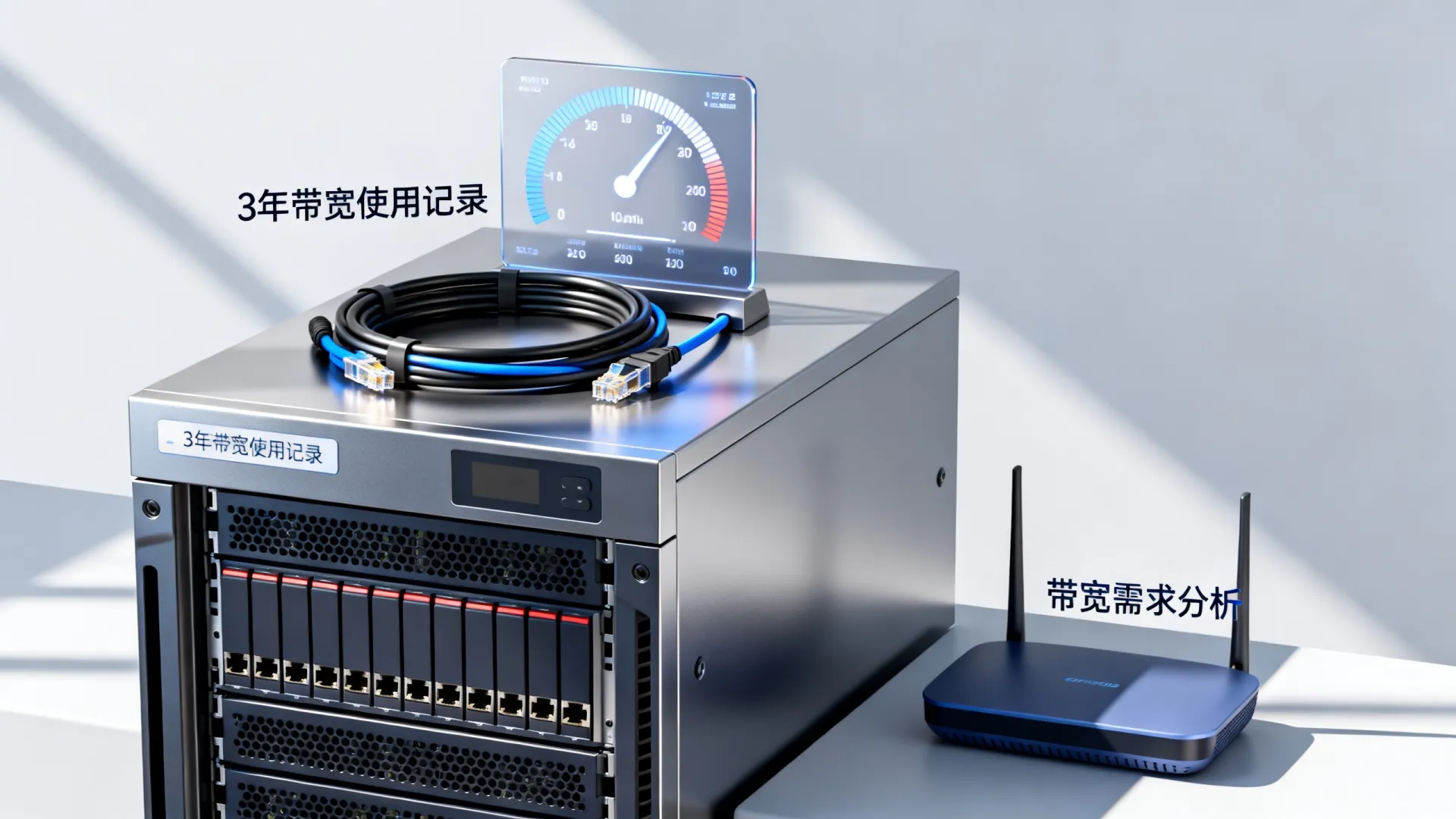 用了3年服务器带宽