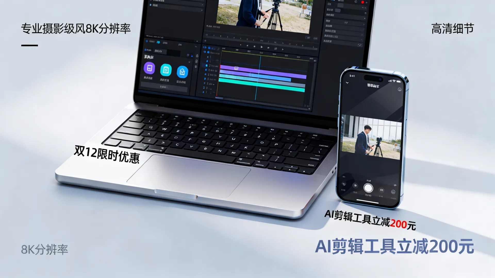 AI剪辑双12优惠活动有哪些？双12AI剪辑工具优惠价格是多少