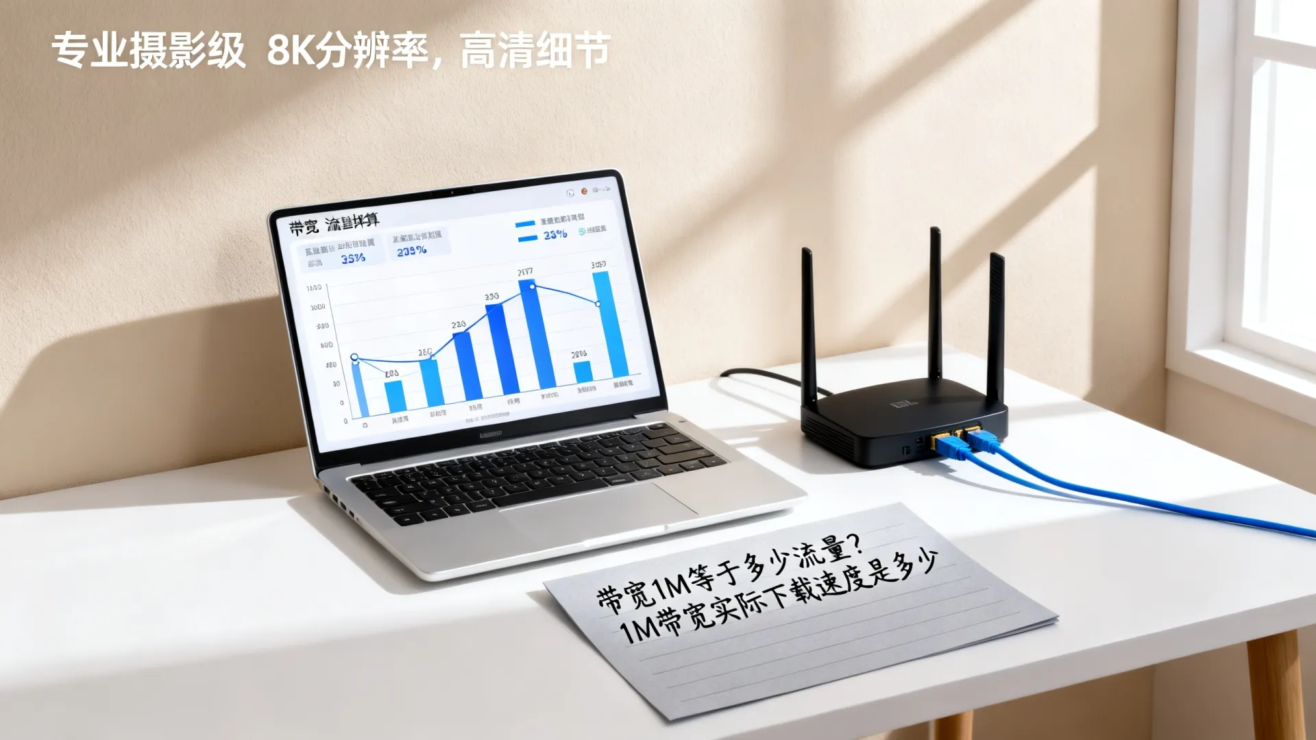 带宽1M等于多少流量?一次讲清楚 带宽1M等于多少流量