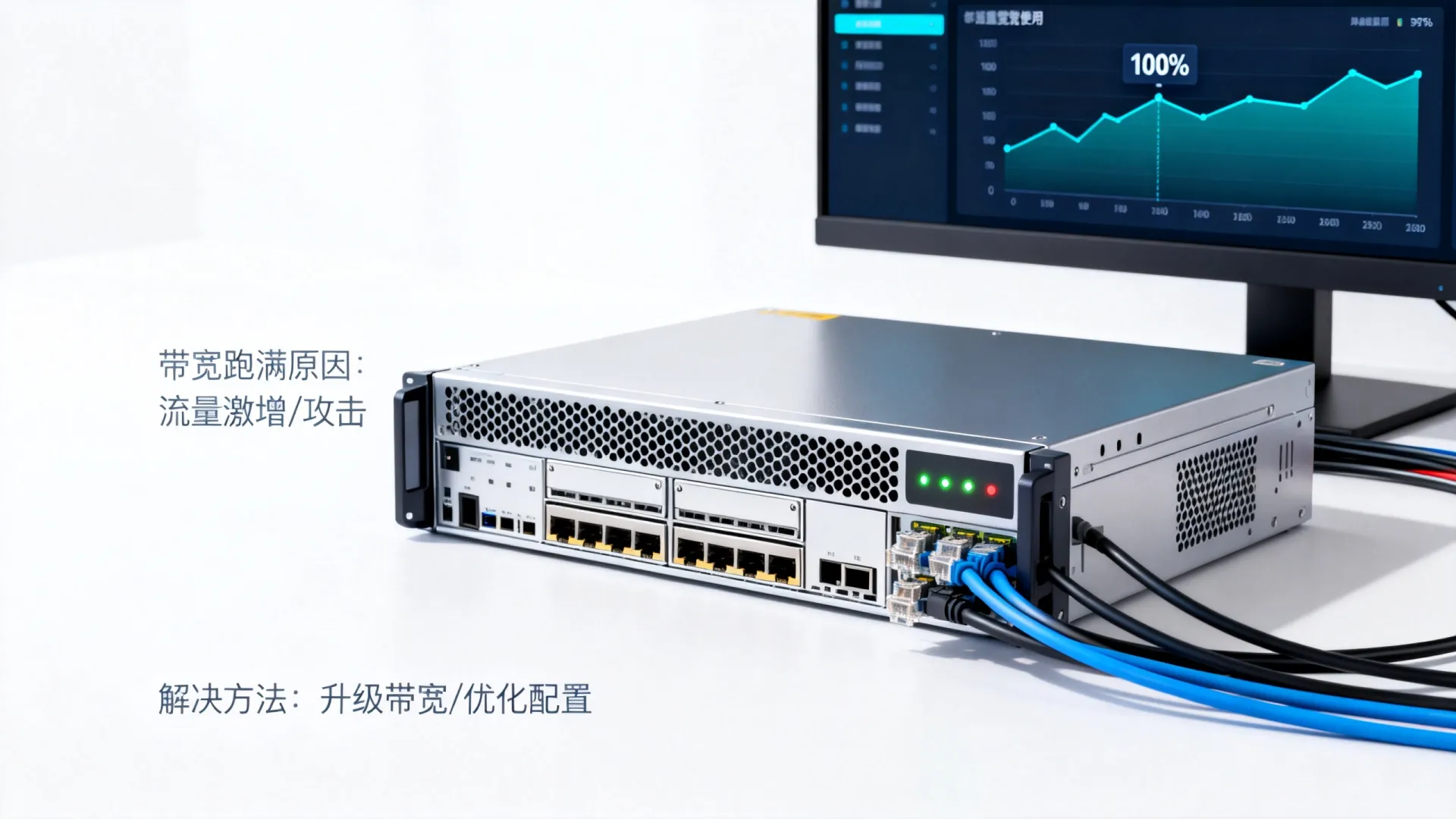 服务器带宽跑满了怎么办