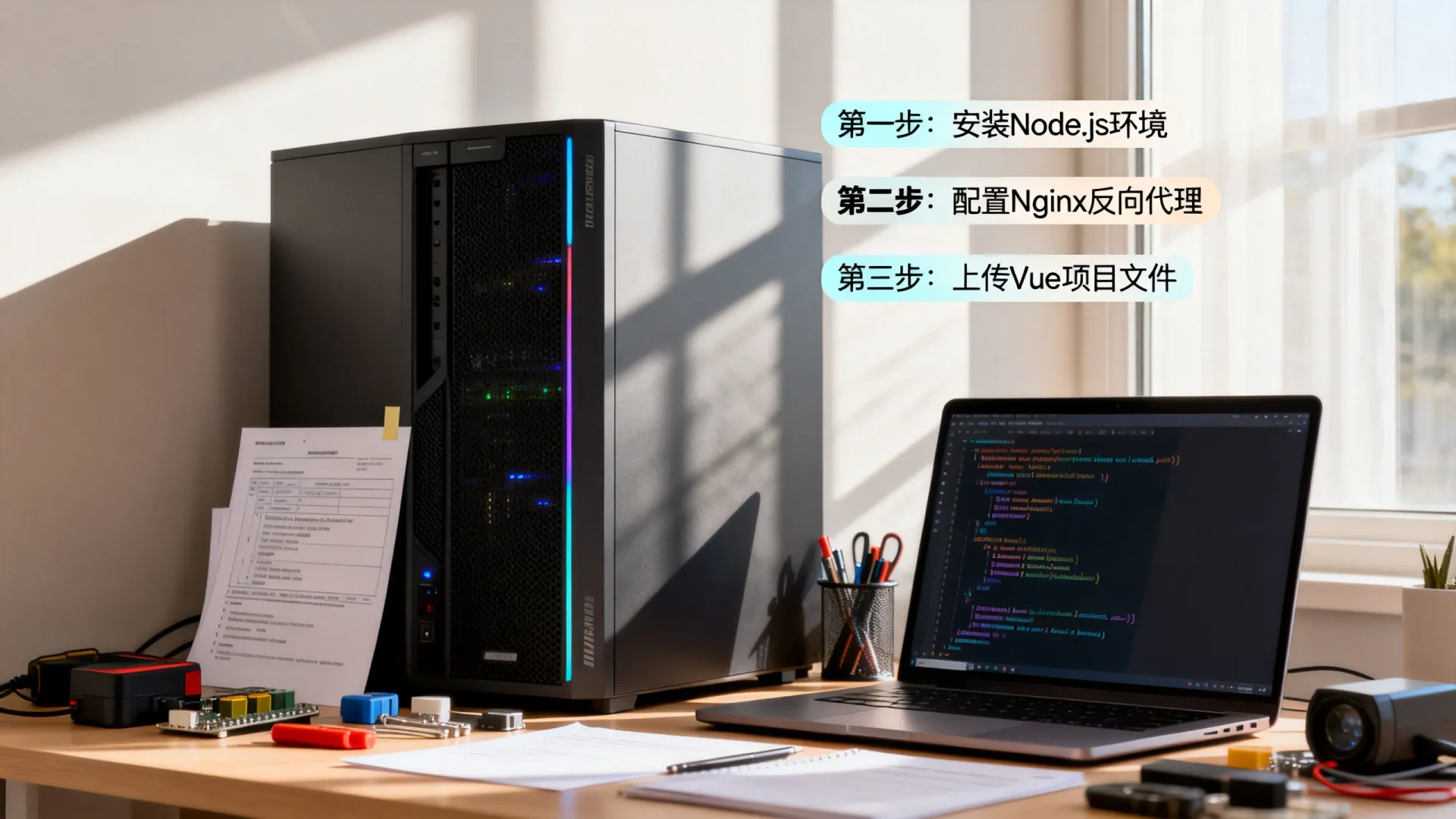 服务器搭建vue网站