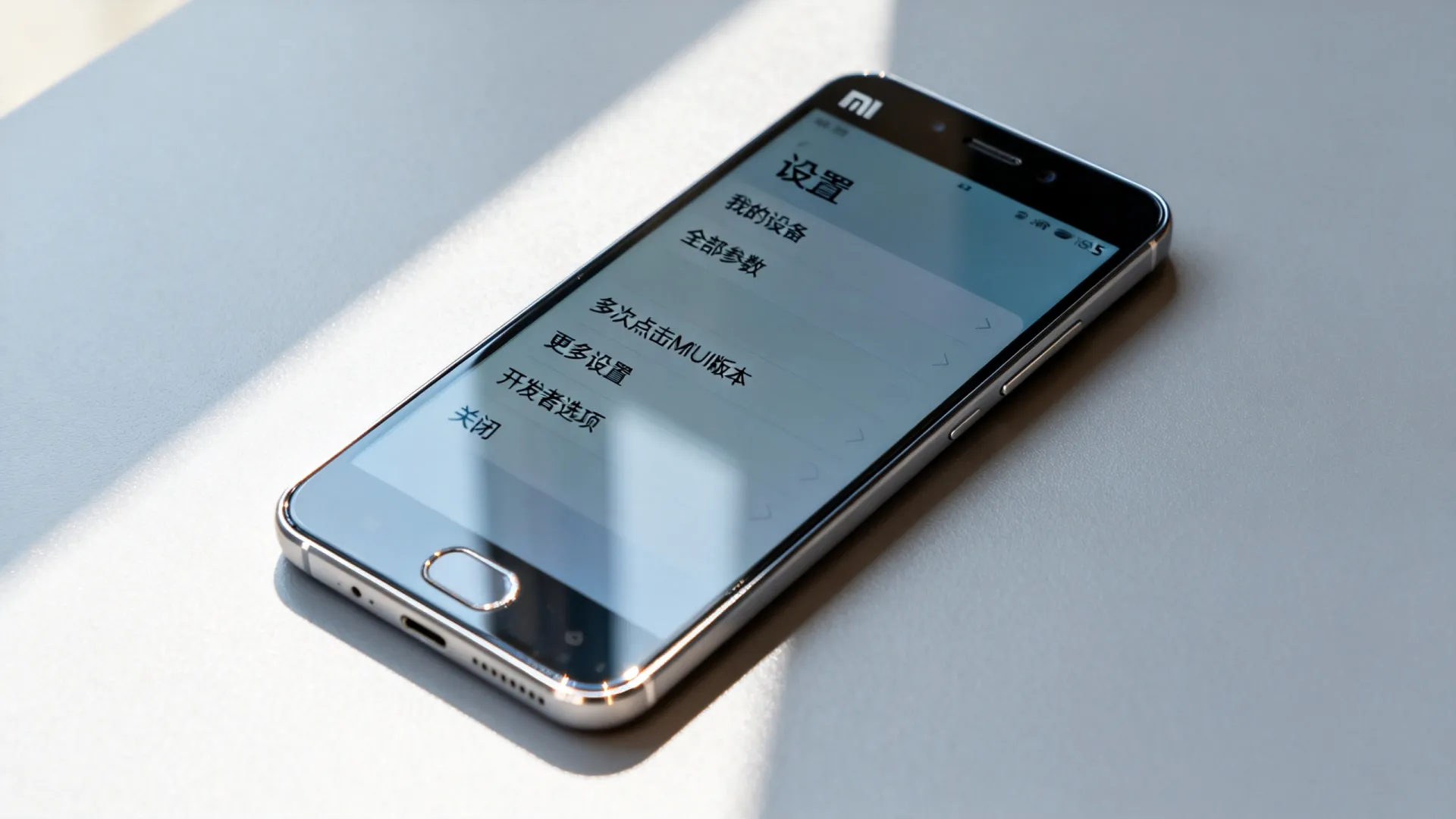 小米5关闭 开发者选项