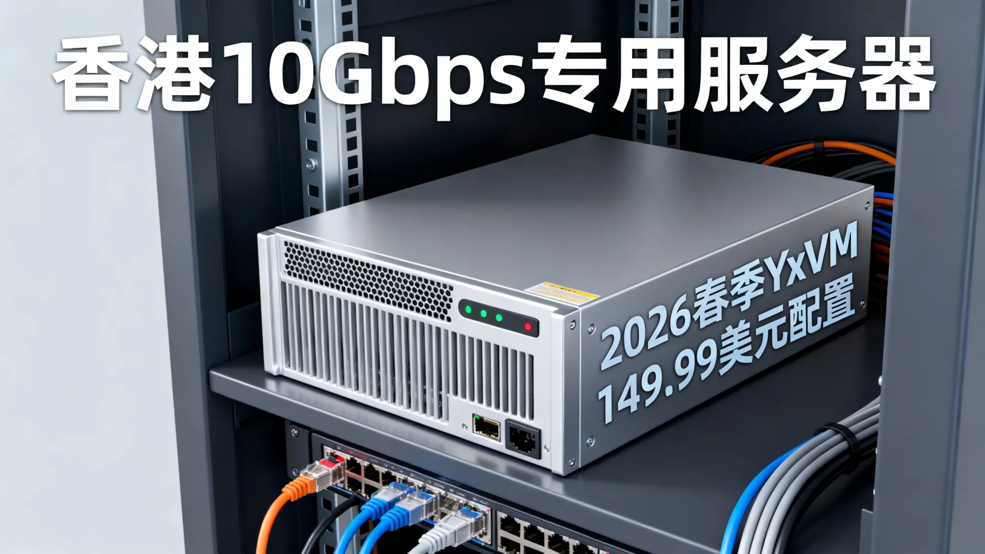 2026春季 YxVM香港10Gbps带宽专用服务器