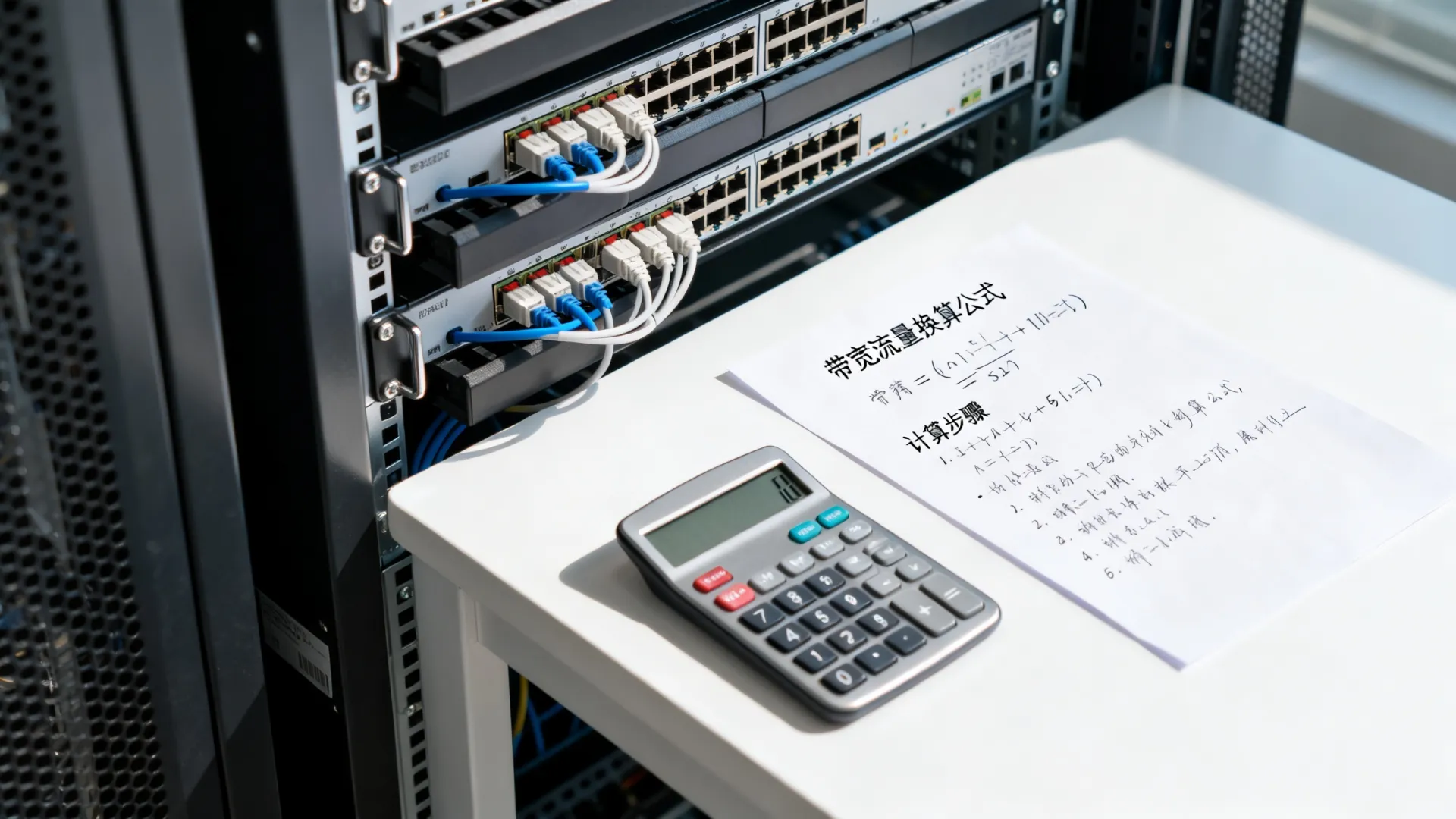 服务器带宽流量换算