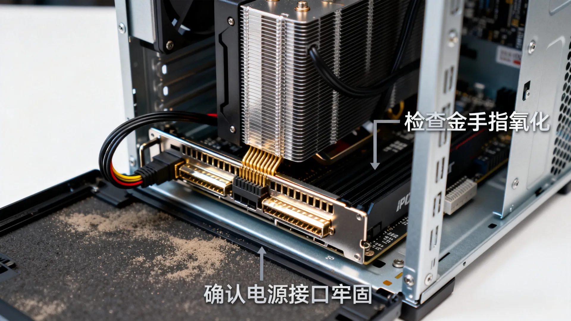 服务器插显卡没反应