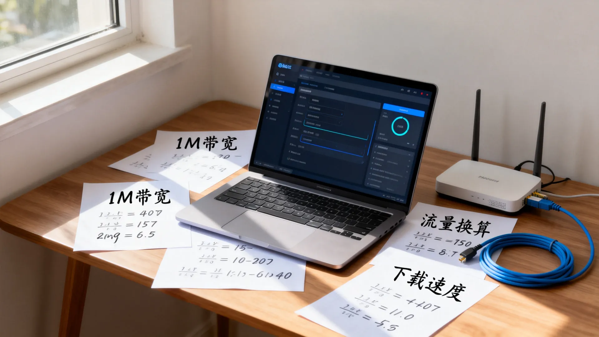 带宽1M等于多少流量