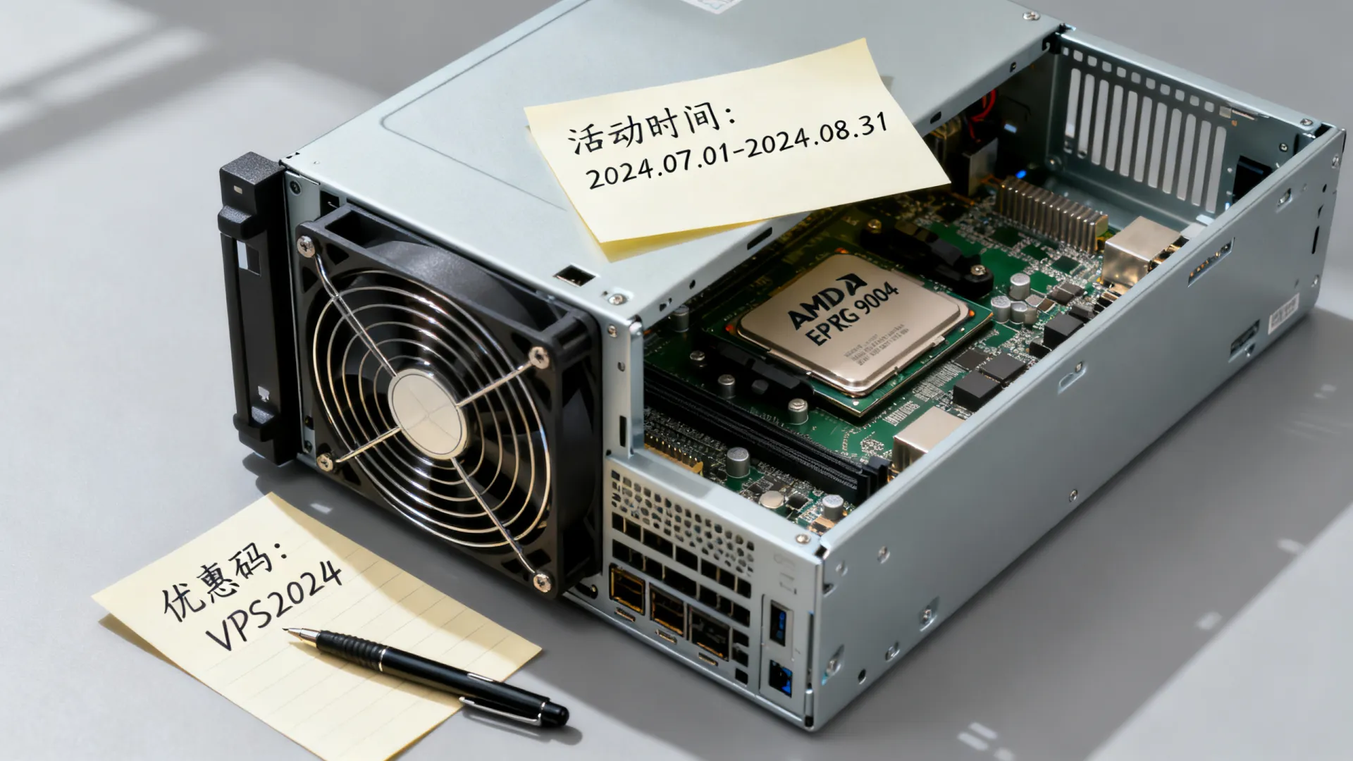 海外BGP混合线路vps优惠码怎么用？AMD EPYC 9004立减优惠活动