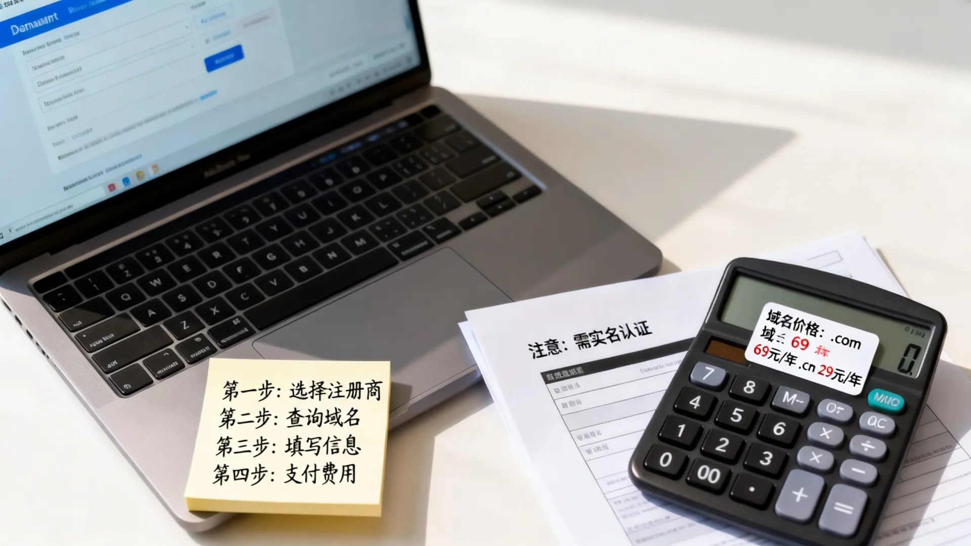 国内域名注册申请流程是什么，国内域名注册多少钱？