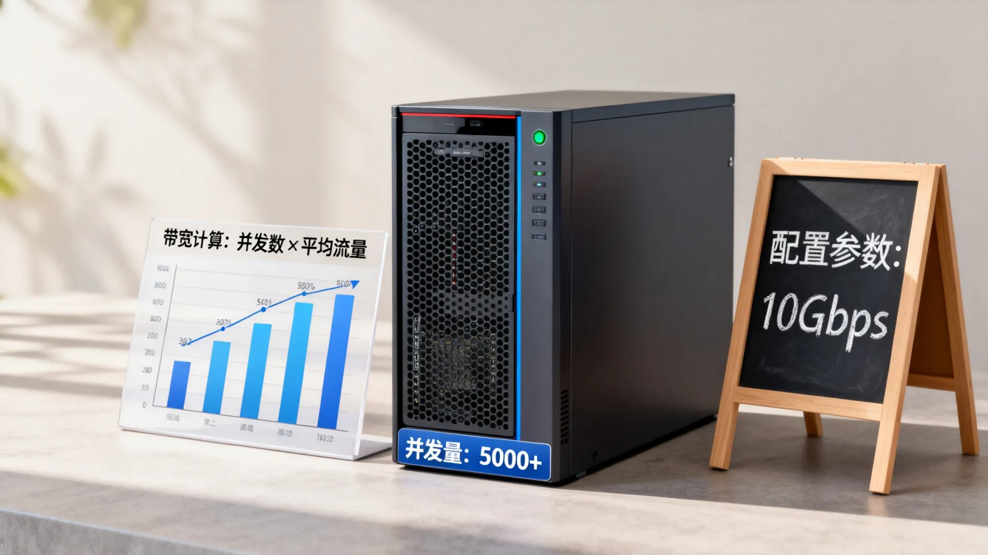 高并发服务器带宽配置参考