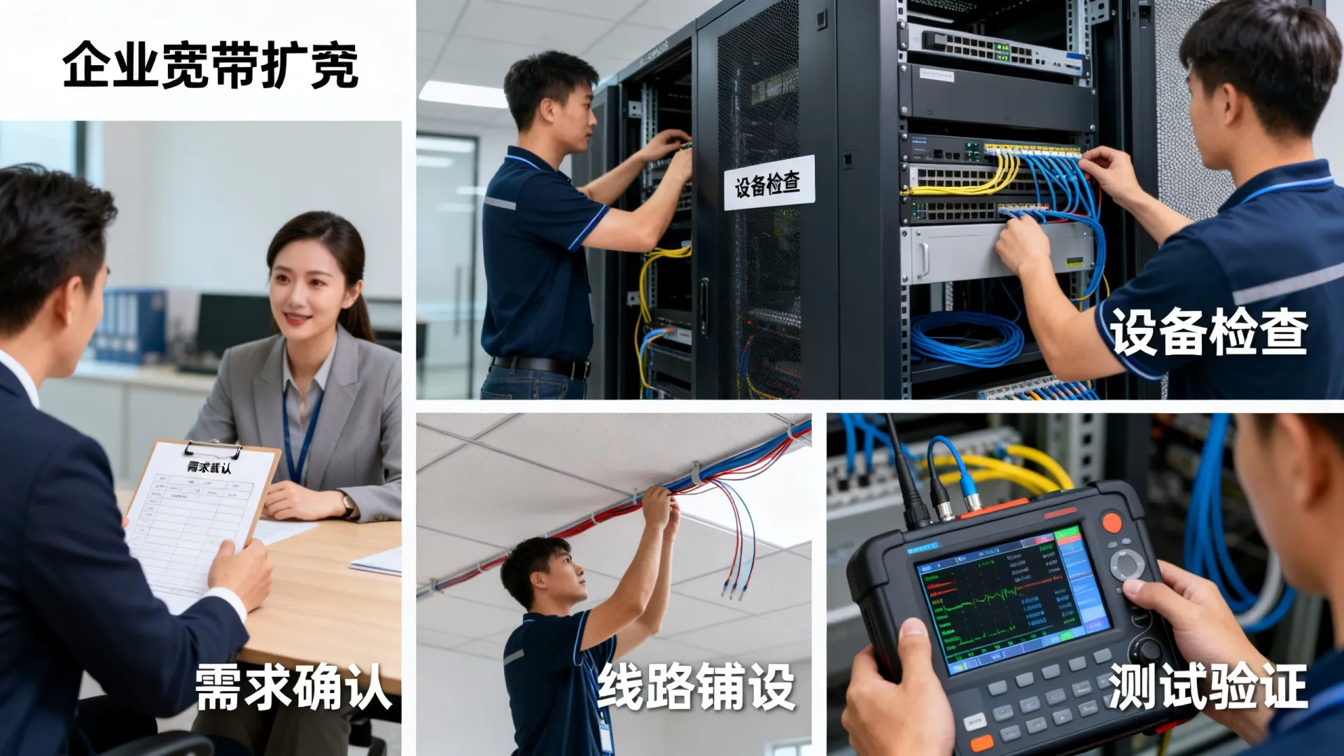 带宽升级扩容流程是怎样的？企业宽带扩容需要哪些步骤