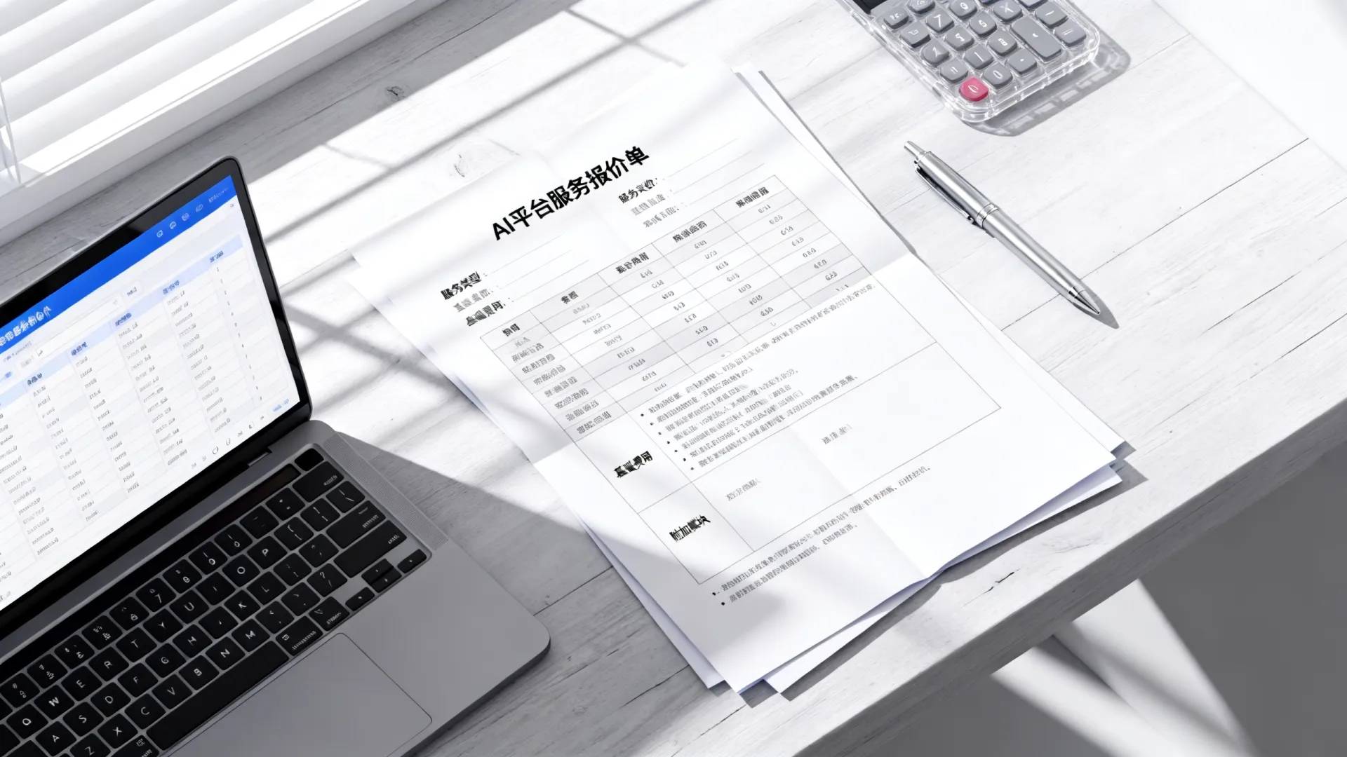 AI平台服务报价怎么算，具体收费标准是多少？