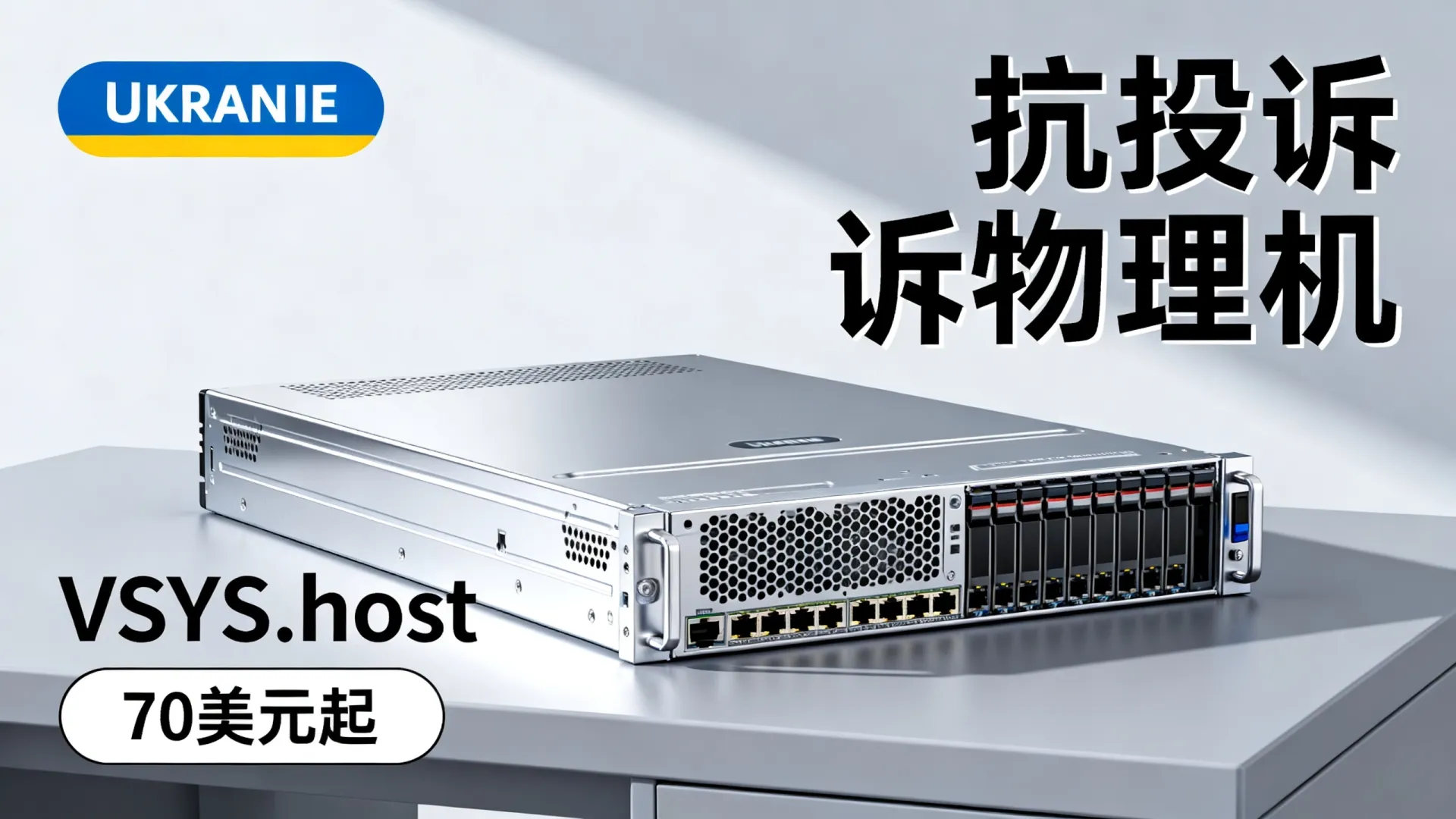 host乌克兰抗投诉物理机70美元