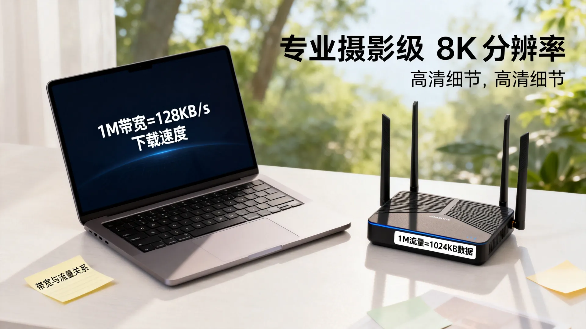 带宽1M等于多少流量？1M带宽实际下载速度是多少