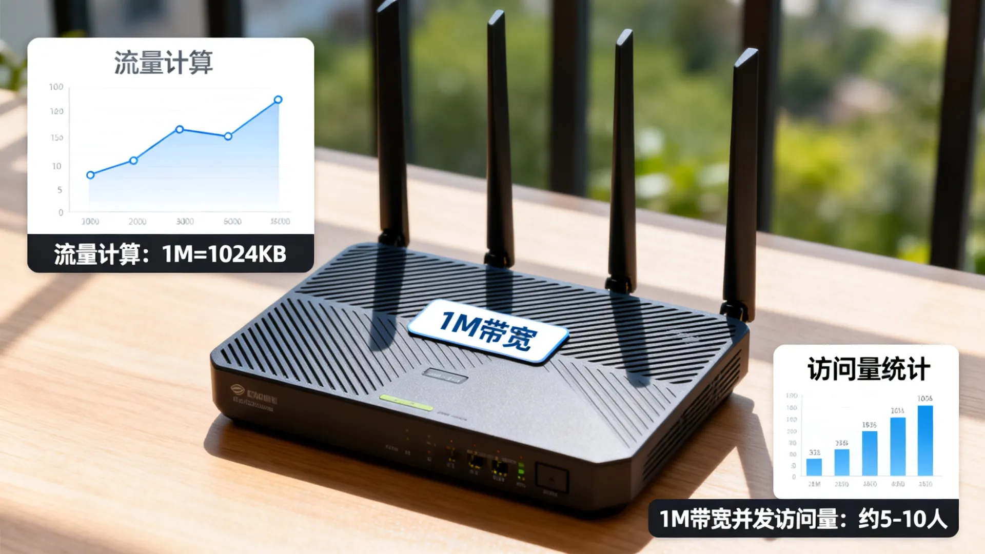带宽1M等于多少流量