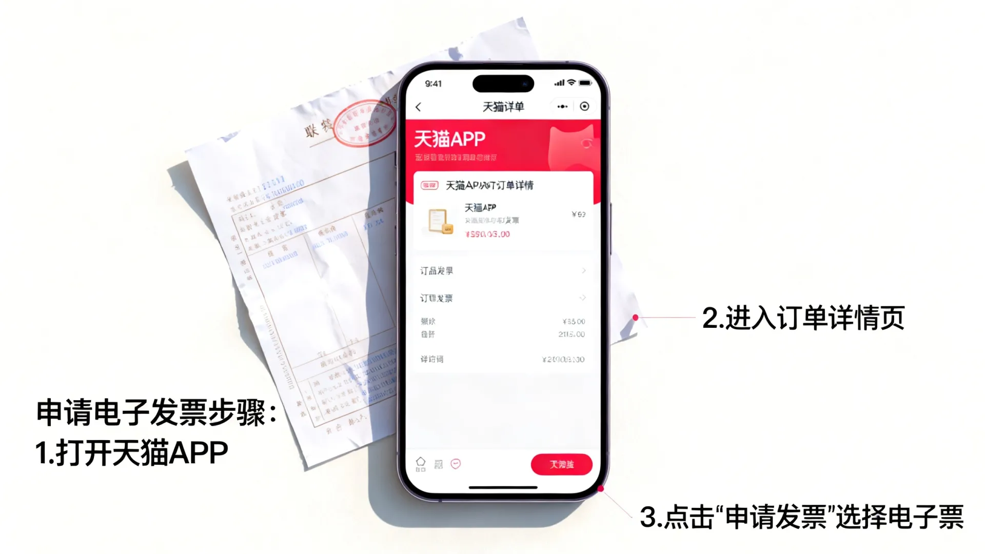 天猫可以开发票