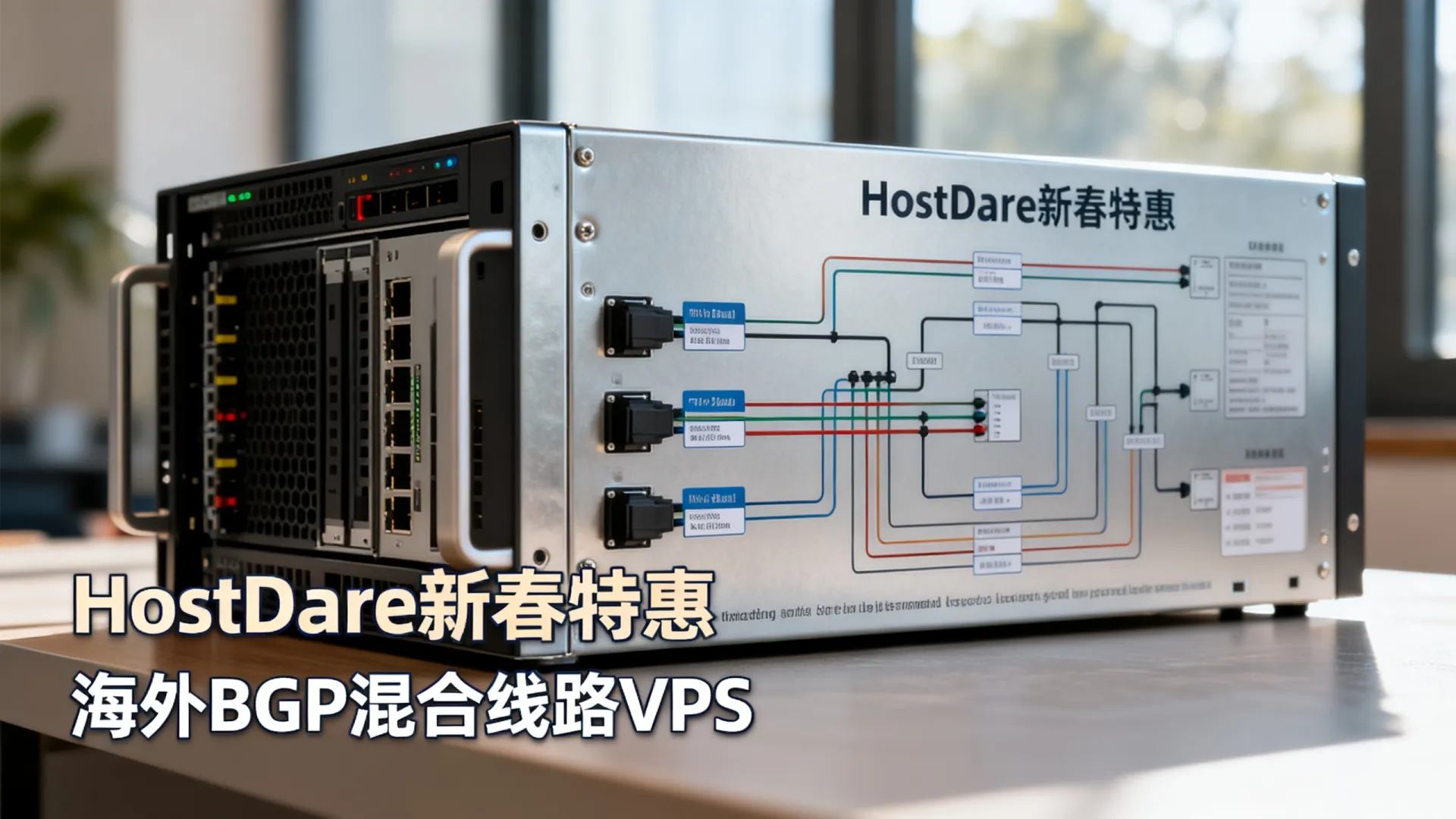 新春特惠 海外BGP混合线路 HostDare