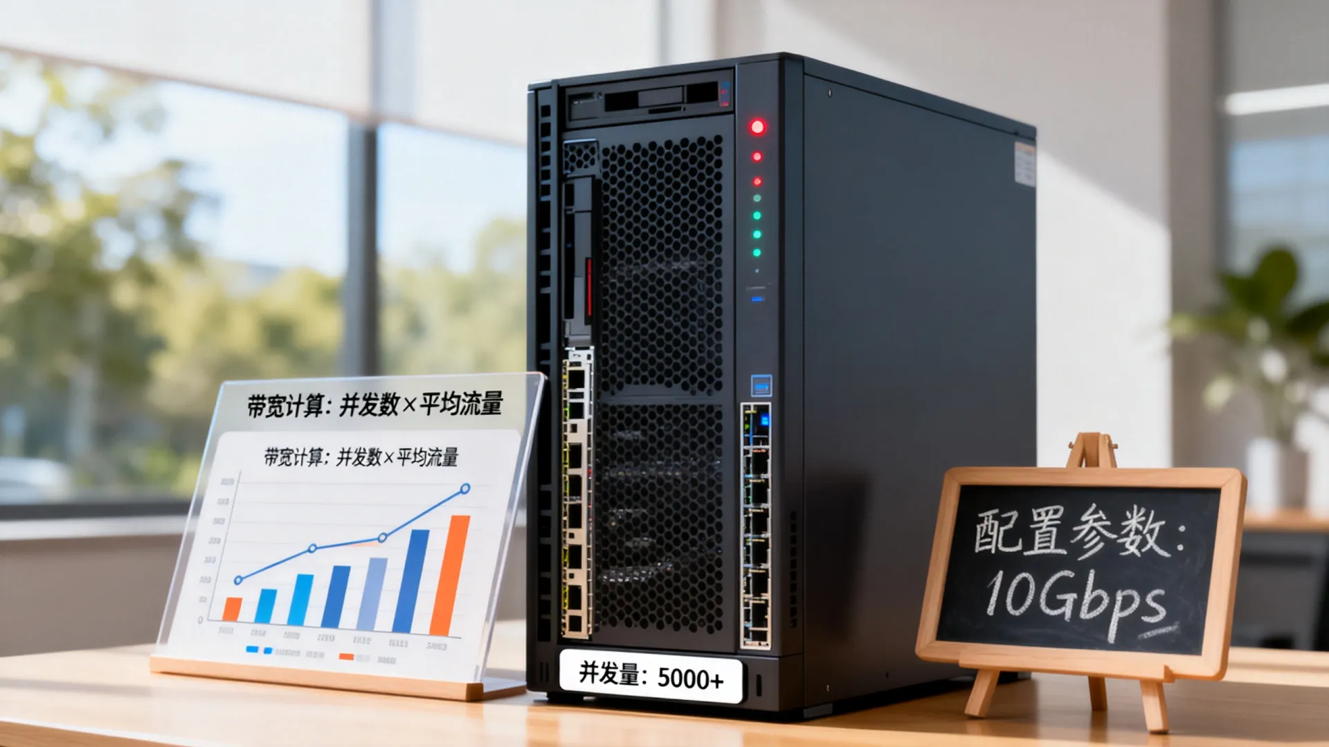高并发服务器带宽配置参考