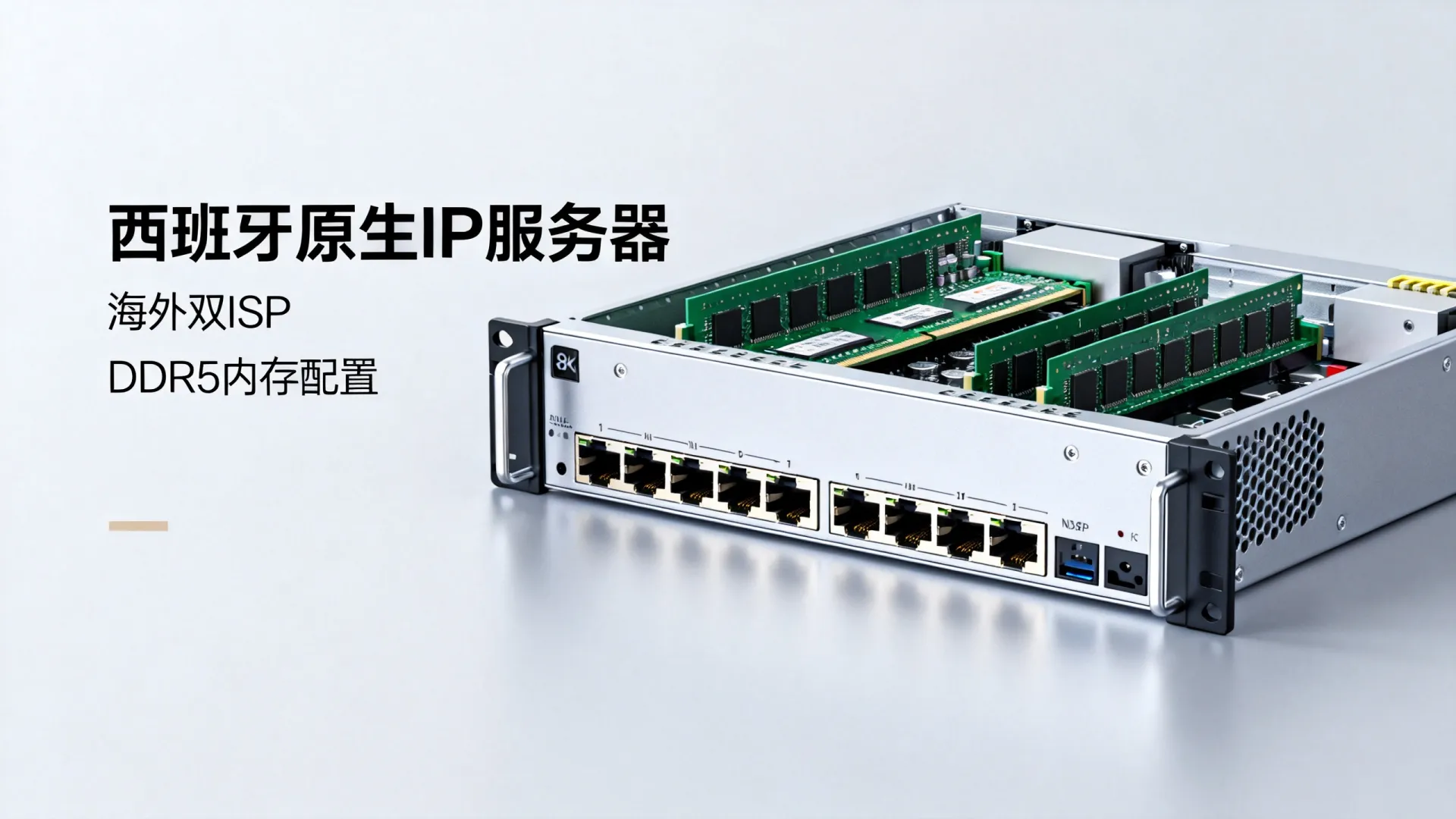 西班牙原生IP服务器怎么样？海外双ISP DDR5内存配置推荐