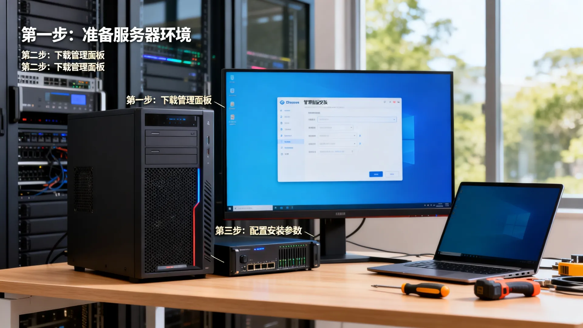服务器怎么搭建管理面板，新手如何快速安装面板