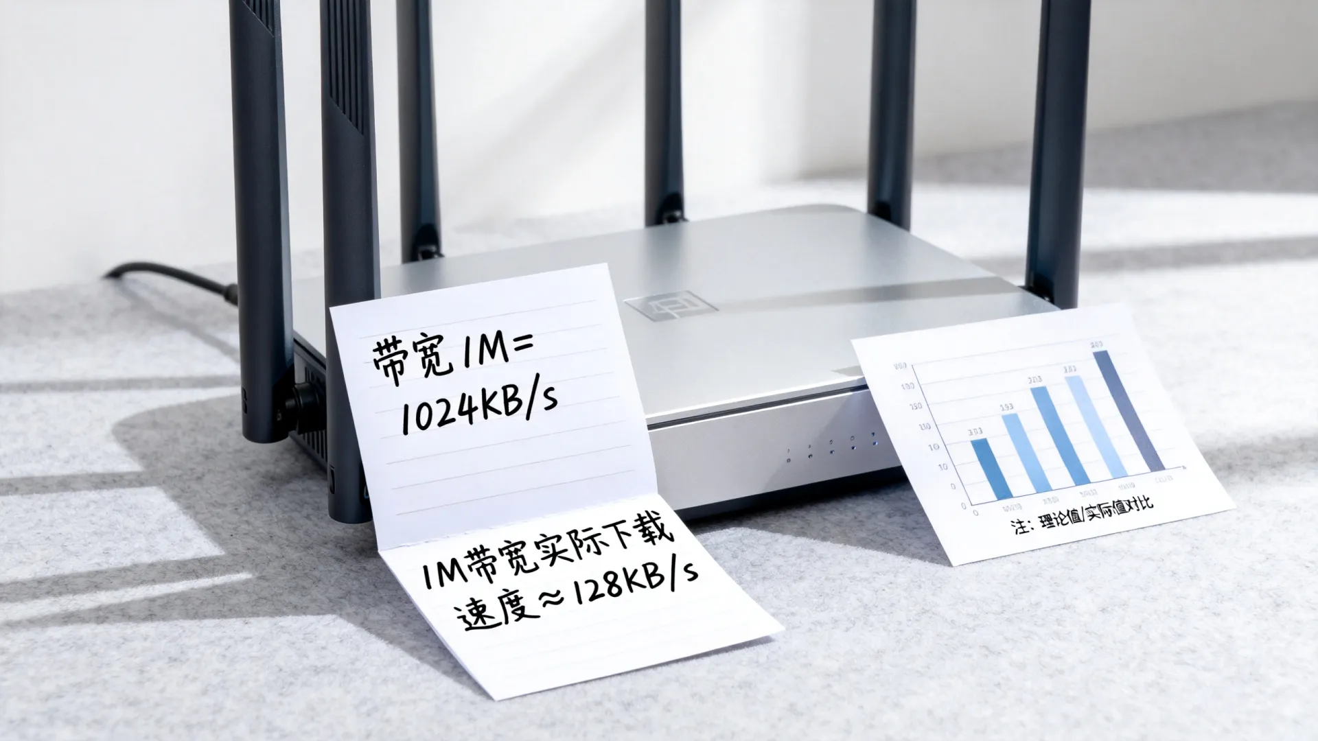 带宽1M等于多少流量