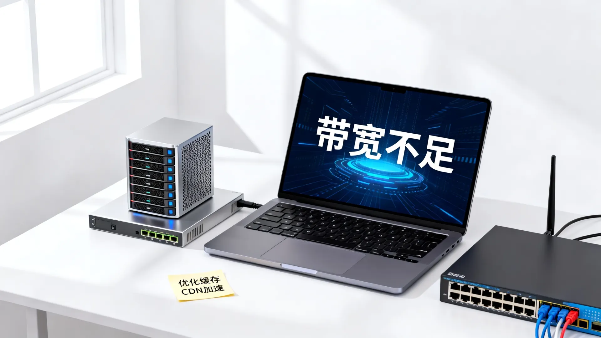 网站打开慢是服务器带宽不够吗
