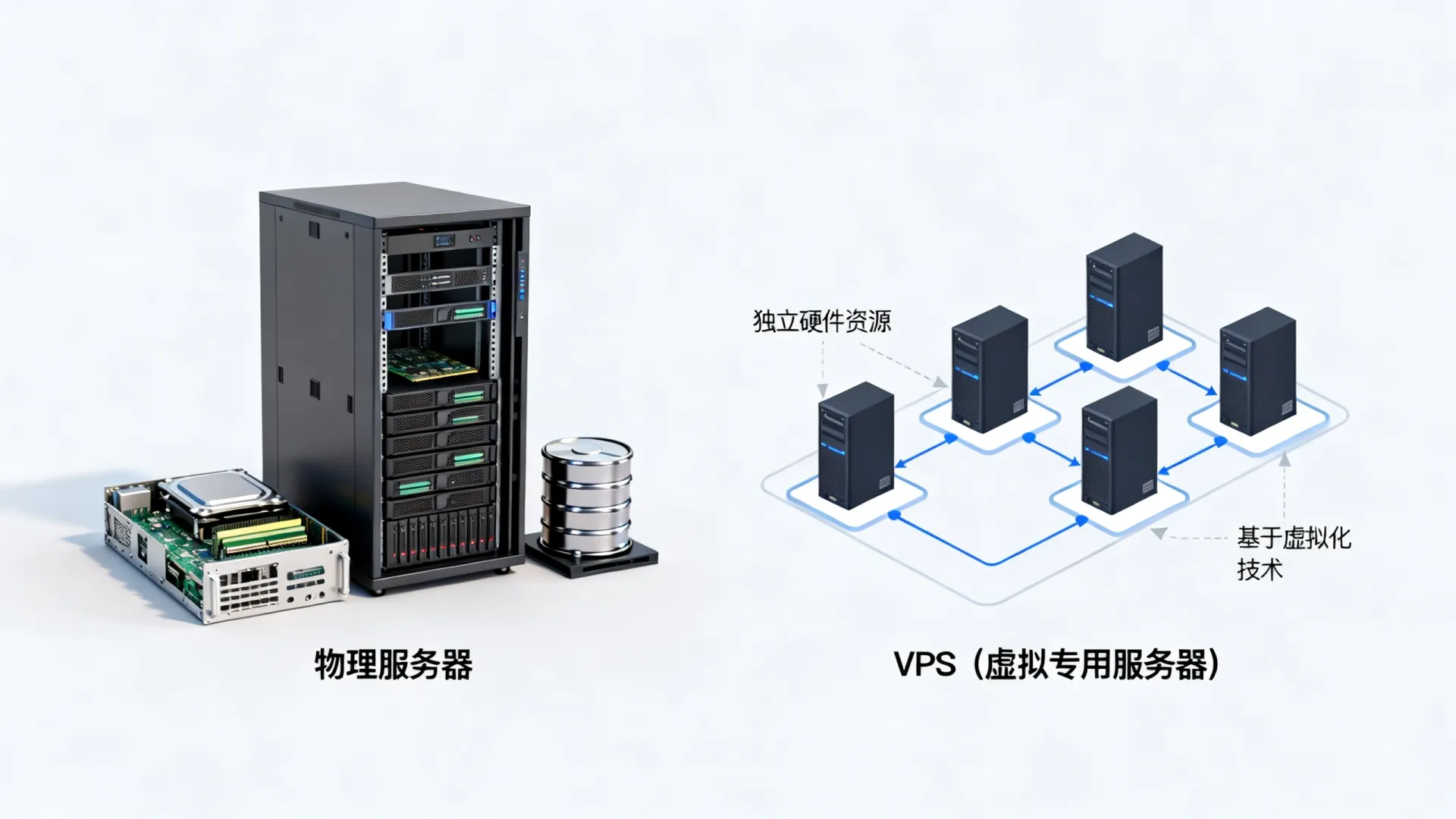 服务器搭建个vps搭建一样吗，服务器和VPS搭建有什么区别