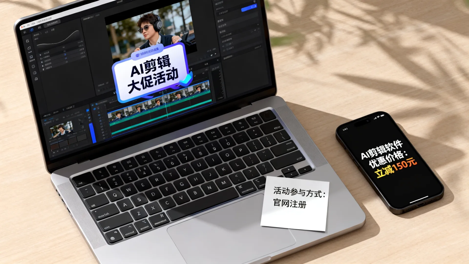 AI剪辑大促活动怎么参加？AI剪辑软件优惠价格是多少