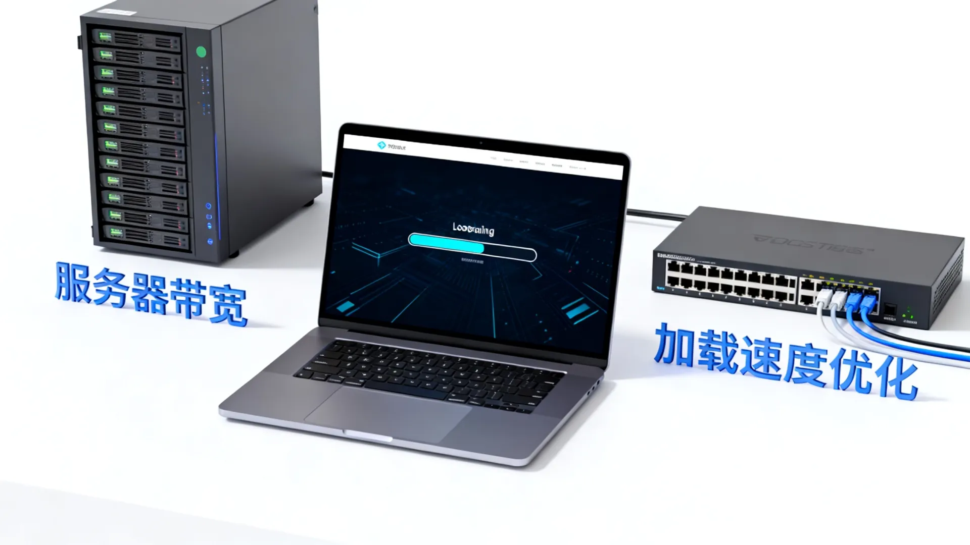 网站打开慢是服务器带宽不够吗？如何提升网站加载速度