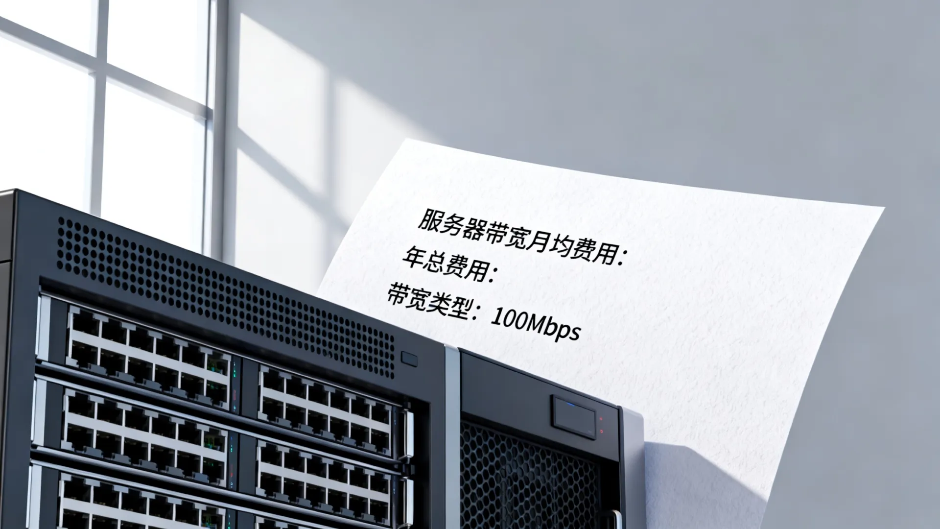 服务器带宽费用明细