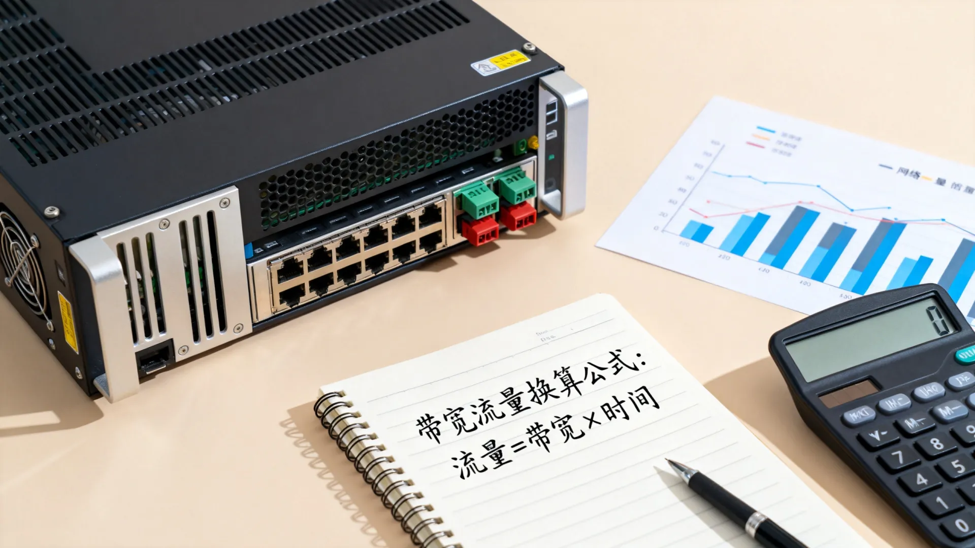 服务器带宽流量换算