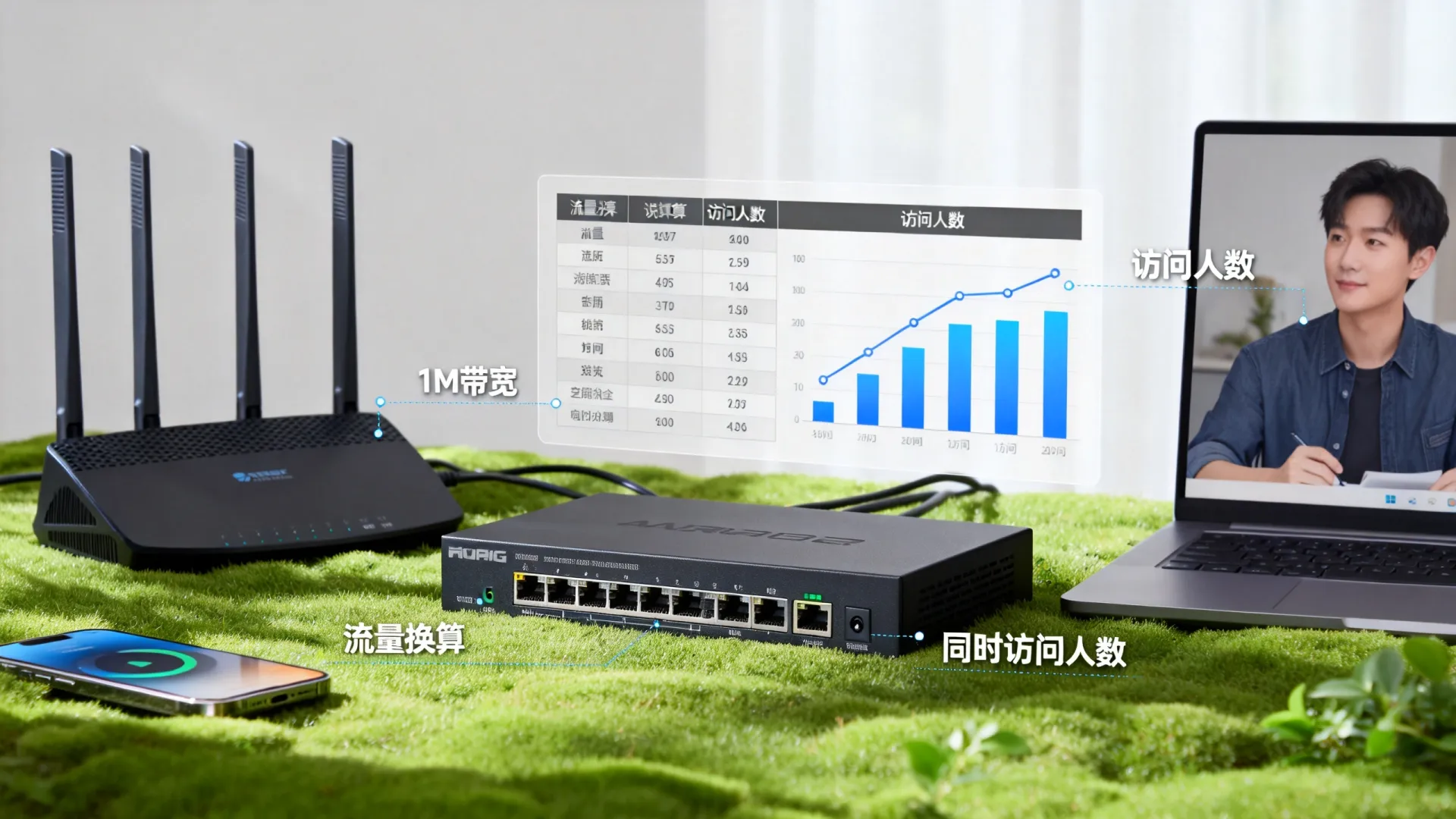 带宽1M等于多少流量?一次讲清楚 带宽1M等于多少流量