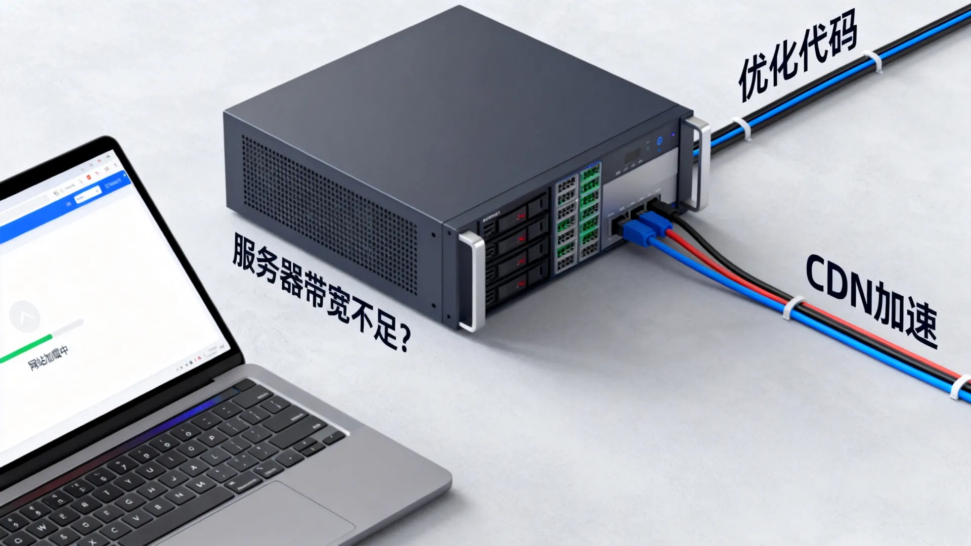 网站打开慢是服务器带宽不够吗