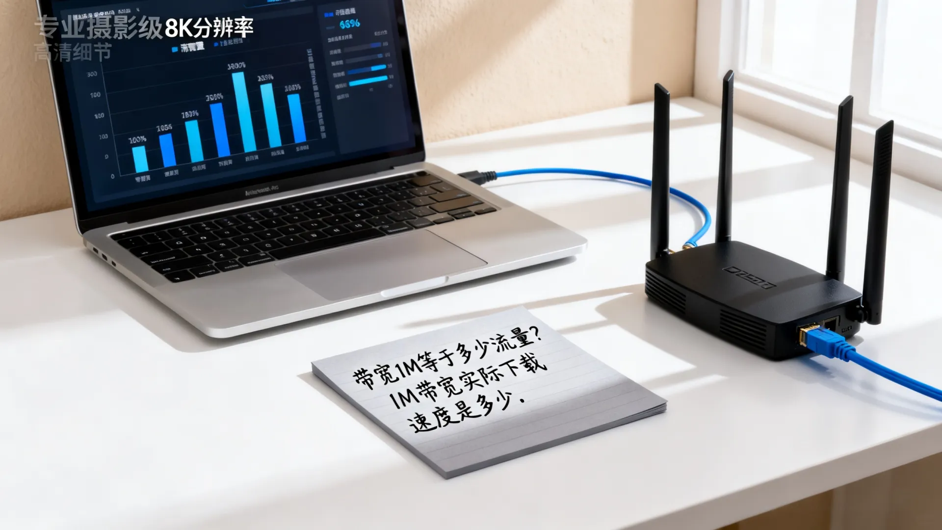 带宽1M等于多少流量?一次讲清楚 带宽1M等于多少流量