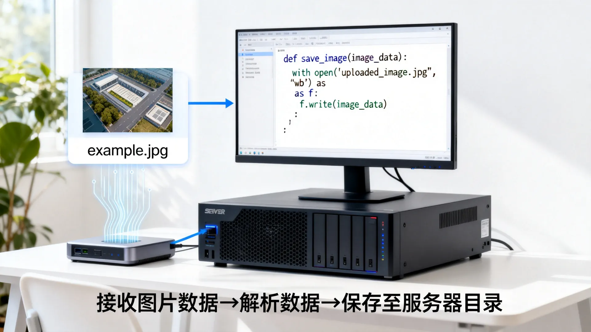 服务器接收图片并保存