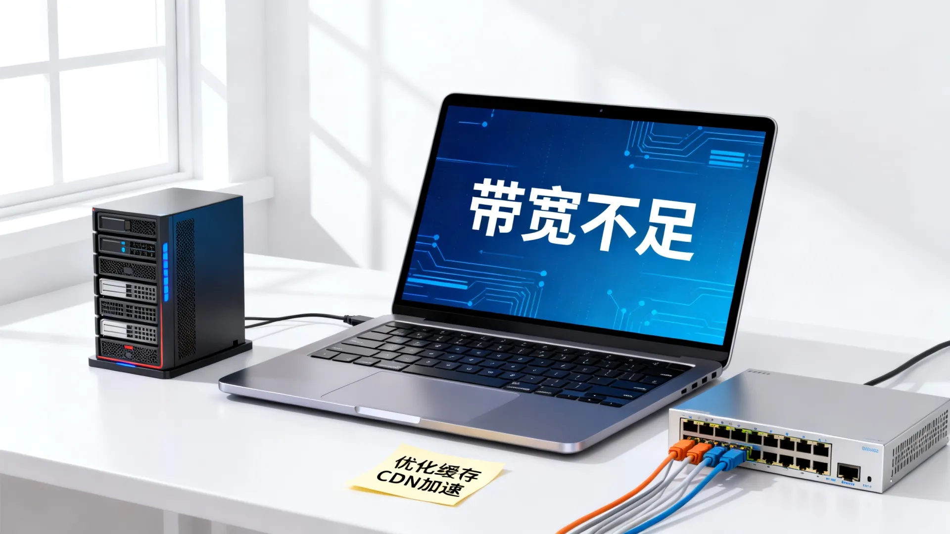 网站打开慢是服务器带宽不够吗