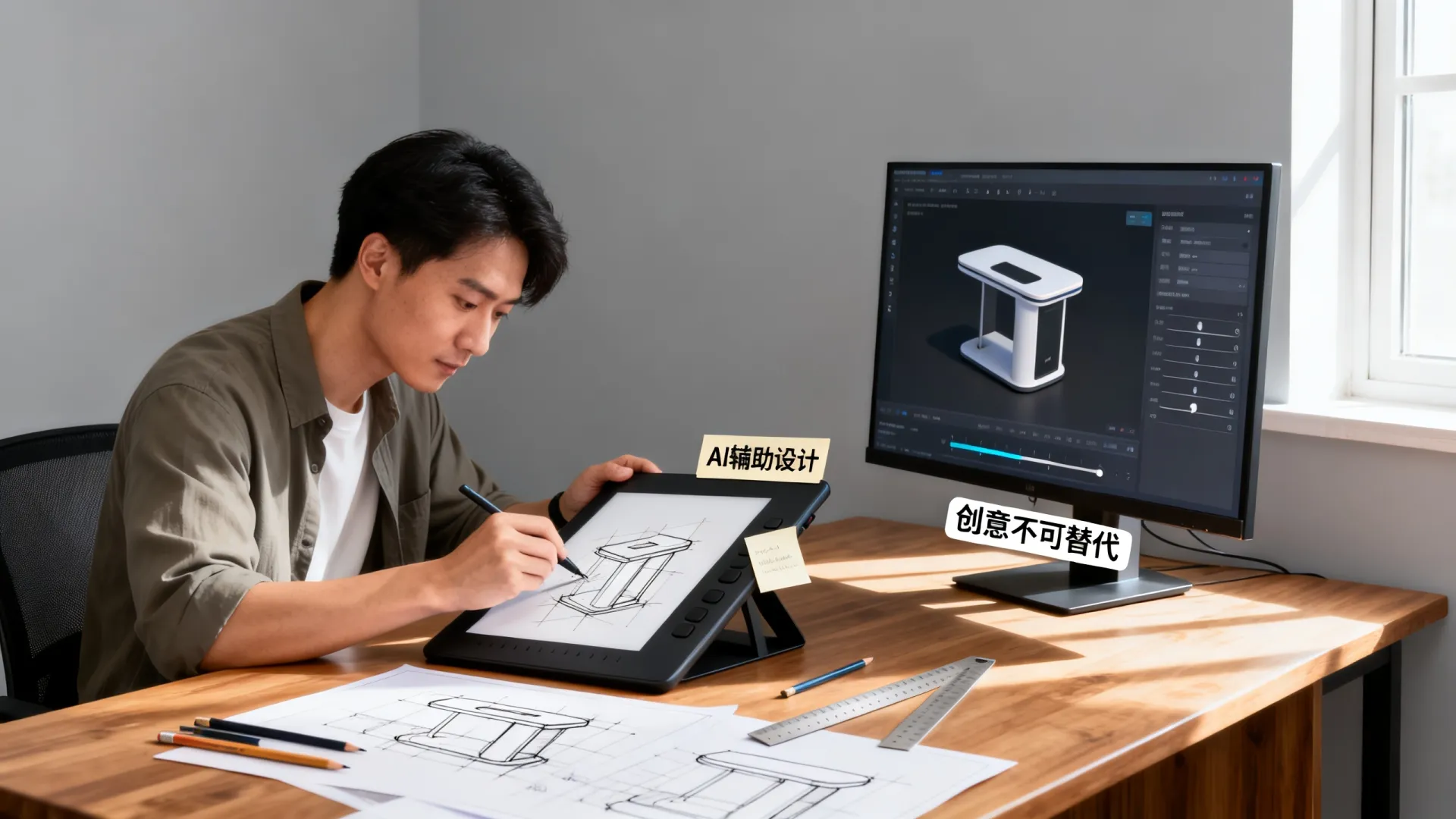 ai代替设计师