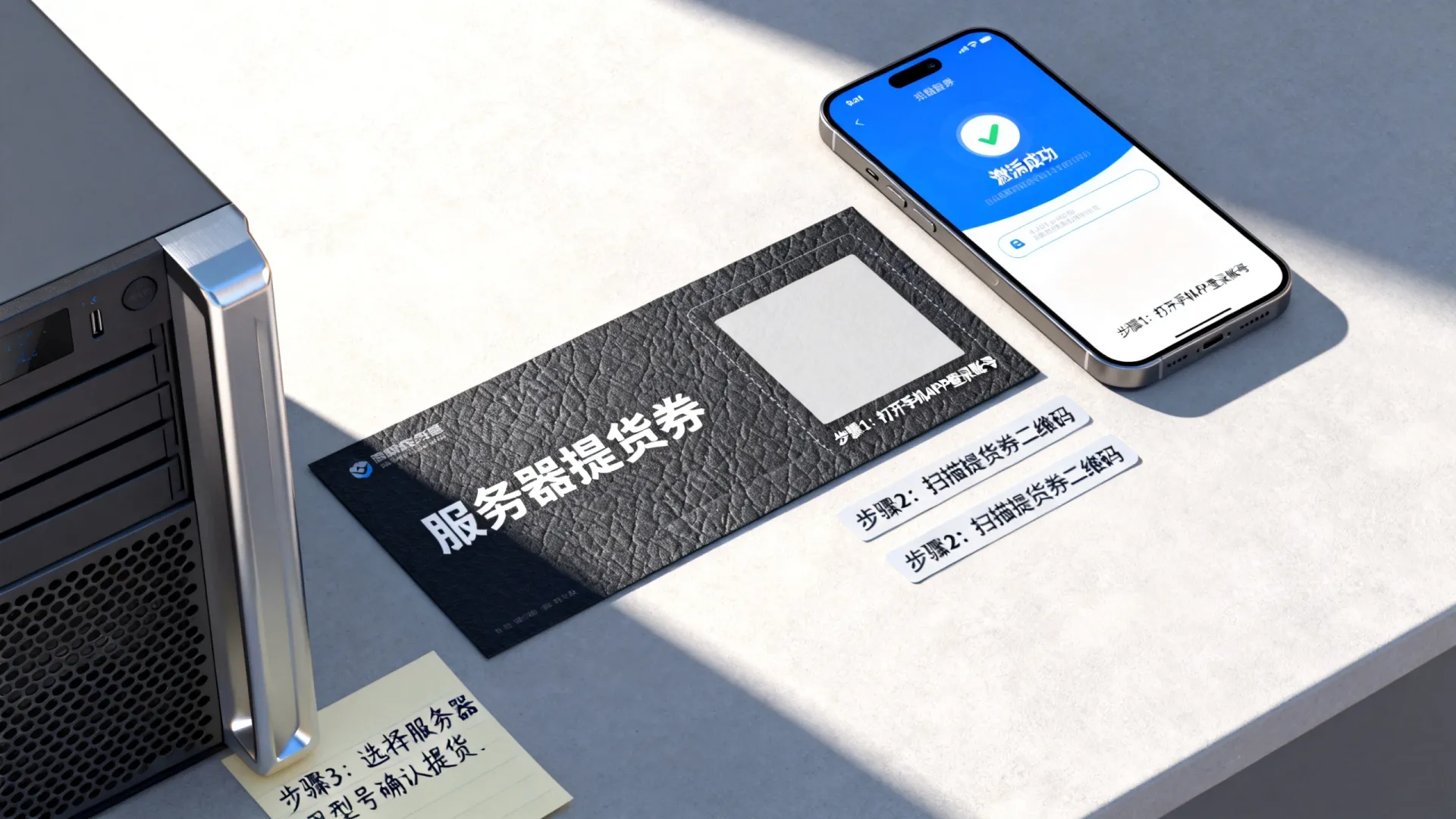 服务器提货券激活成功