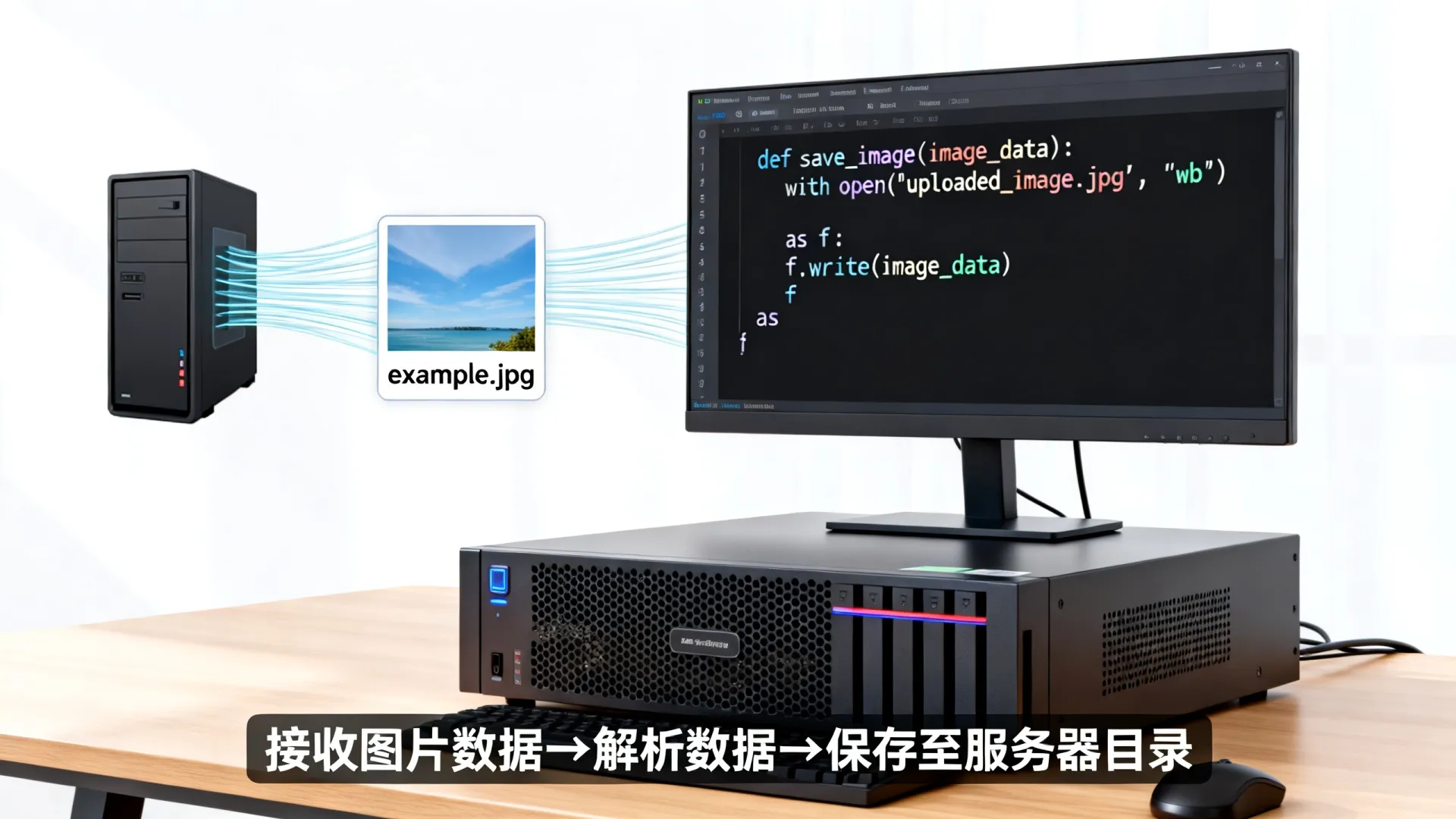服务器接收图片并保存