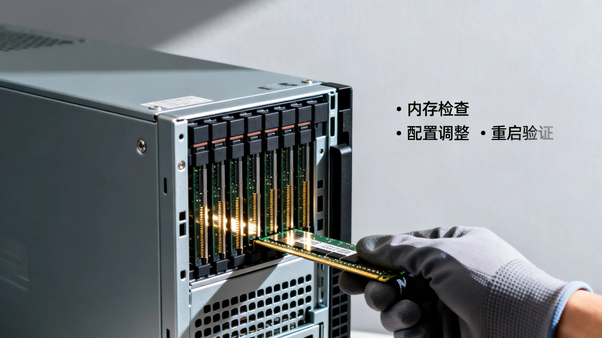 服务器提示内存配置错误怎么解决办法