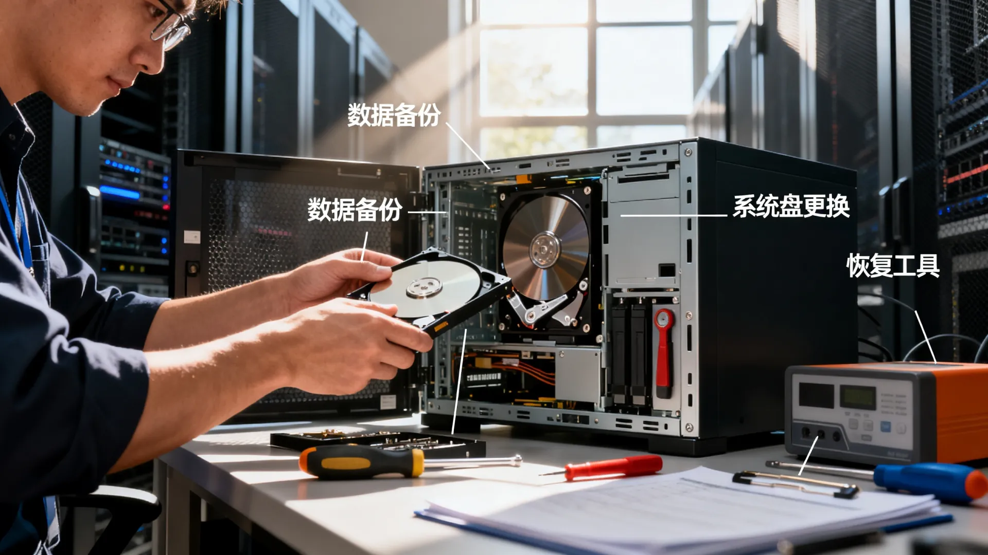 服务器更换系统盘数据丢失 服务器更换系统盘数据丢失