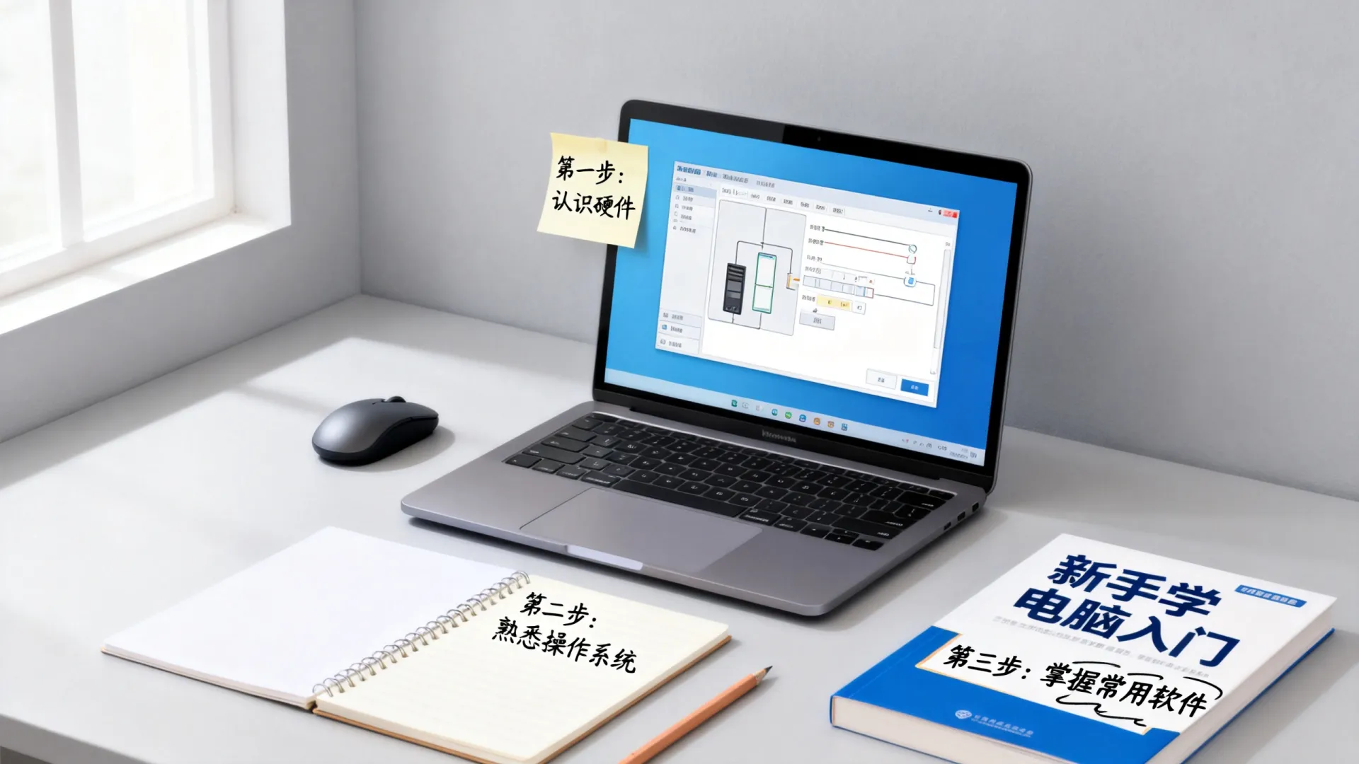 电脑怎样从零开始学 电脑怎样从零开始学